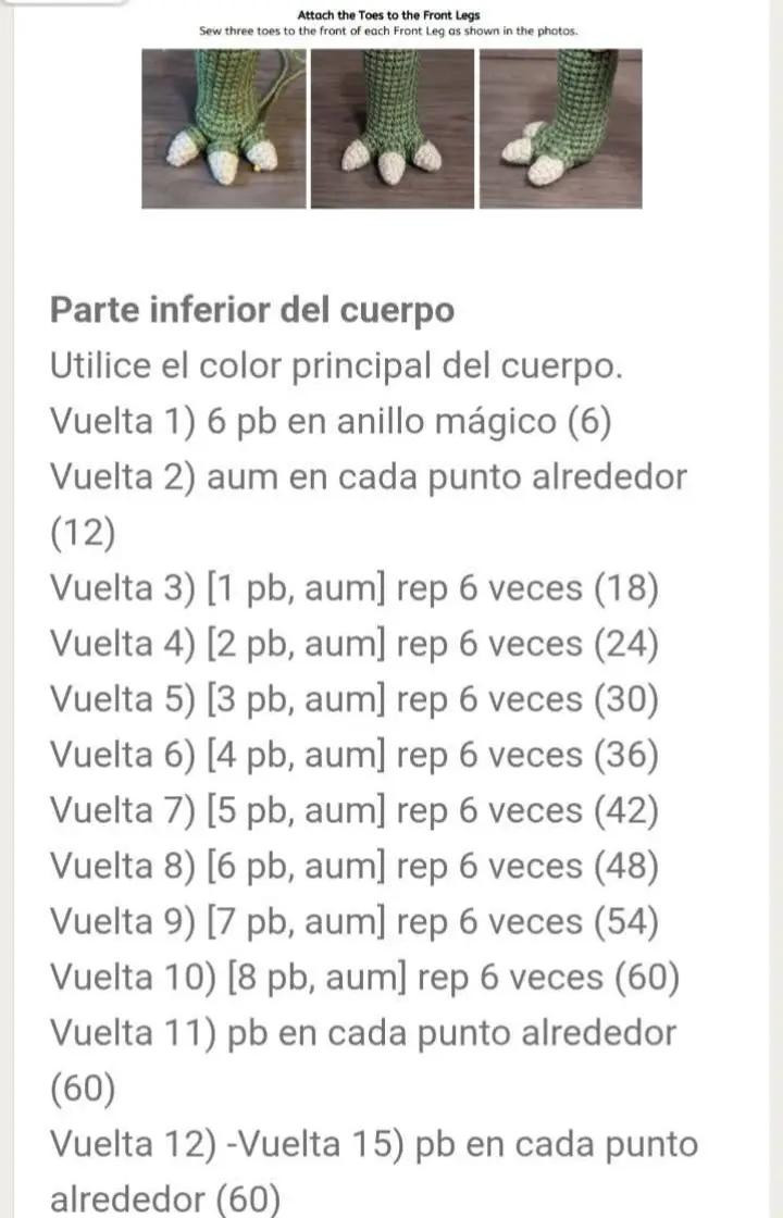 Patrón de dragón de ganchillo: Primera Parte