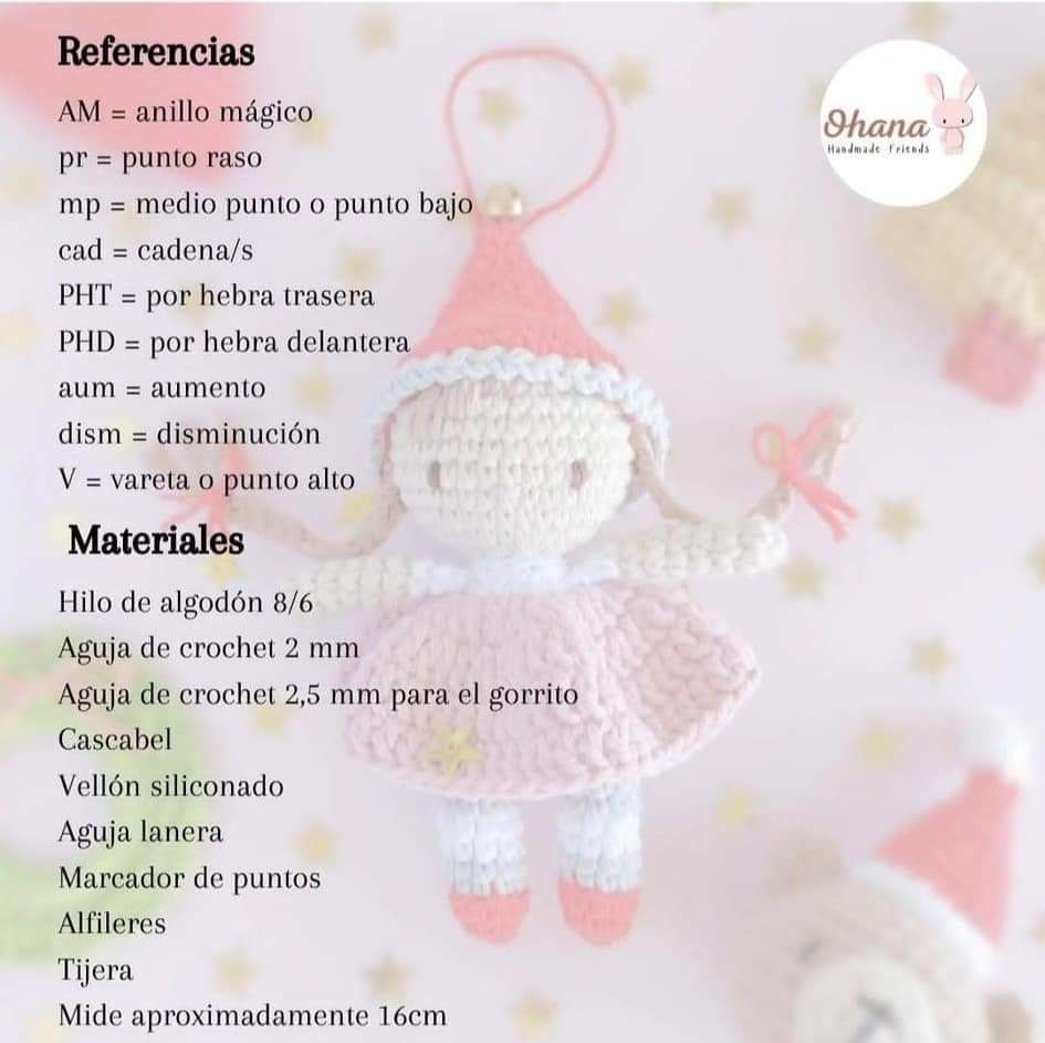 Patrón de duendecita navideña de crochet fácil y gratuito