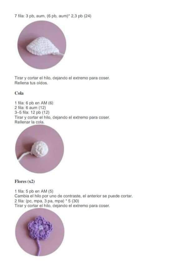 Patrón de muñeco de ganchillo en forma de mariposa