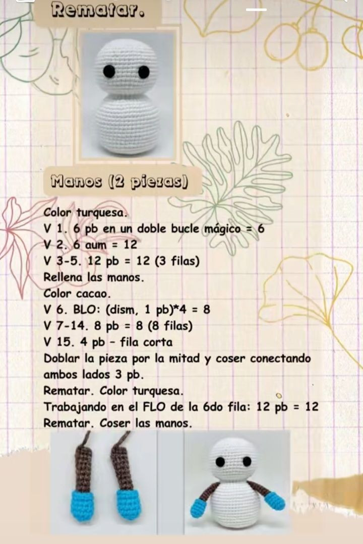 Patrón de Muñeco de Nieve a Crochet Fácil y Gratis