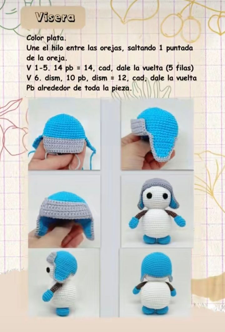 Patrón de Muñeco de Nieve a Crochet Fácil y Gratis