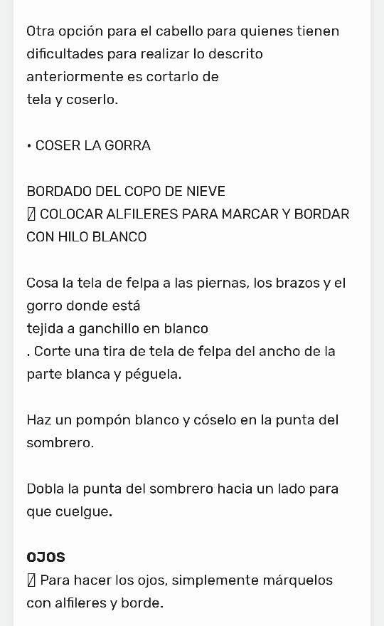 Patrón de muñeco navideño con sombrero rojo y osito