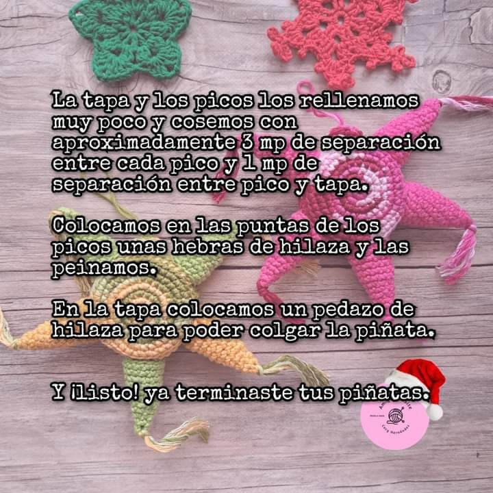 Patrón de piñata de crochet colorido y gratuito para principiantes