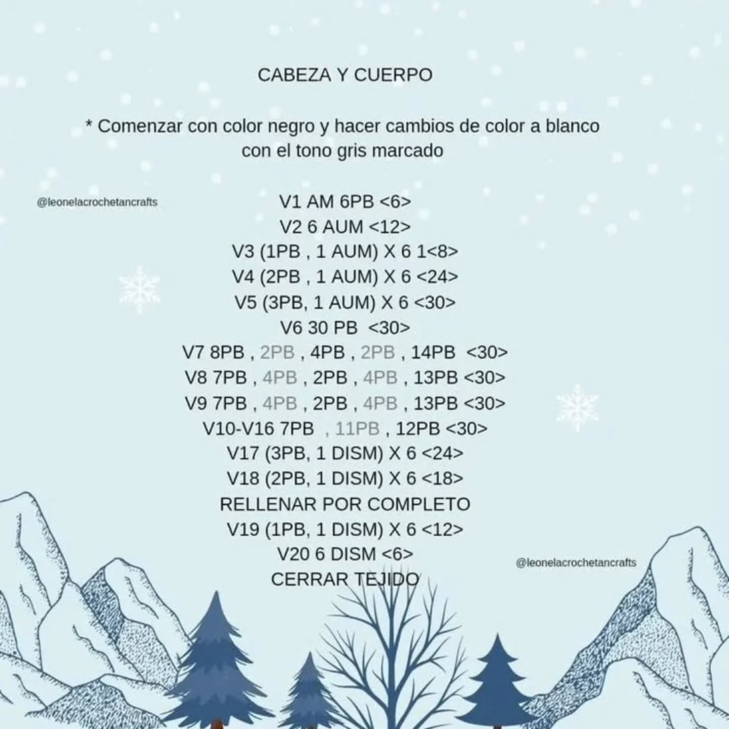 Patrón de Pingüino Amigurumi Gratis para Crochet