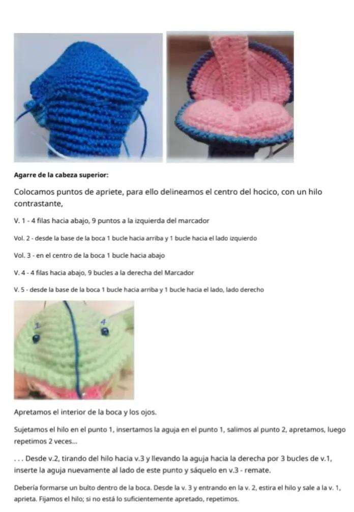 Patrón de salamandra de crochet: descarga gratuita