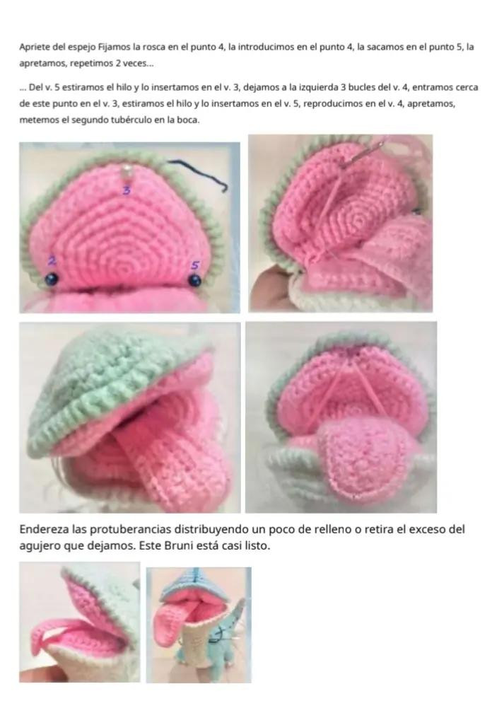 Patrón de salamandra de crochet: descarga gratuita
