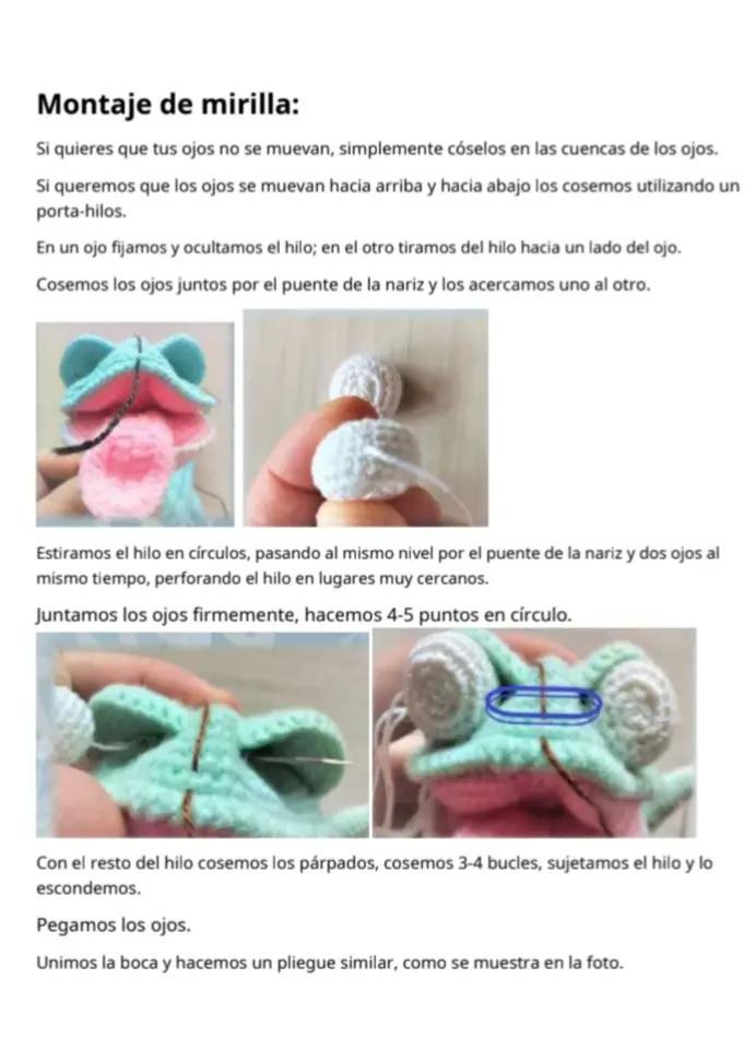 Patrón de salamandra de crochet: descarga gratuita