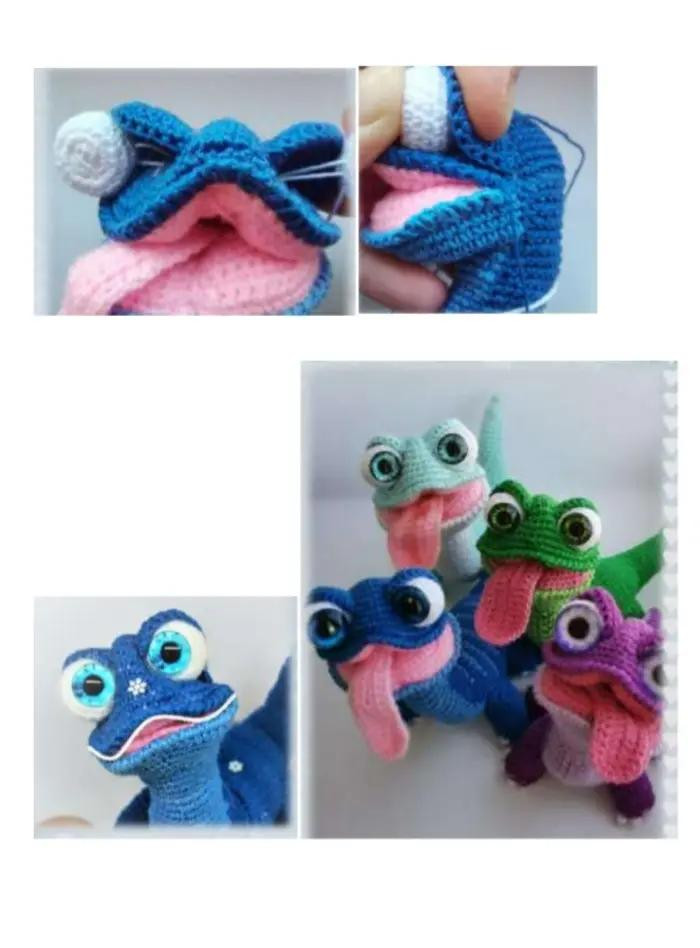 Patrón de salamandra de crochet: descarga gratuita