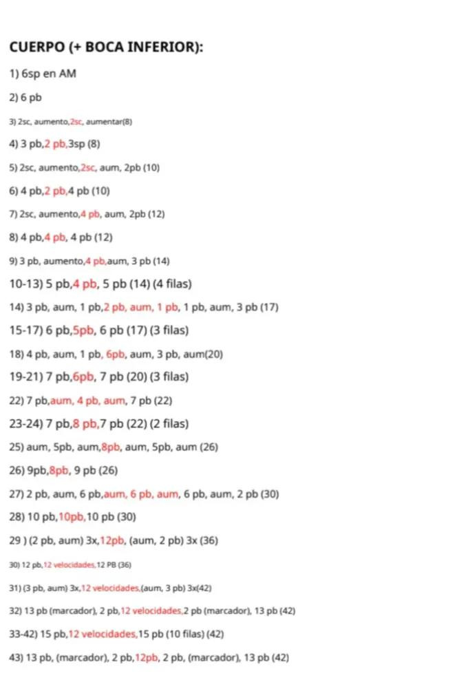 Patrón de salamandra de crochet: descarga gratuita
