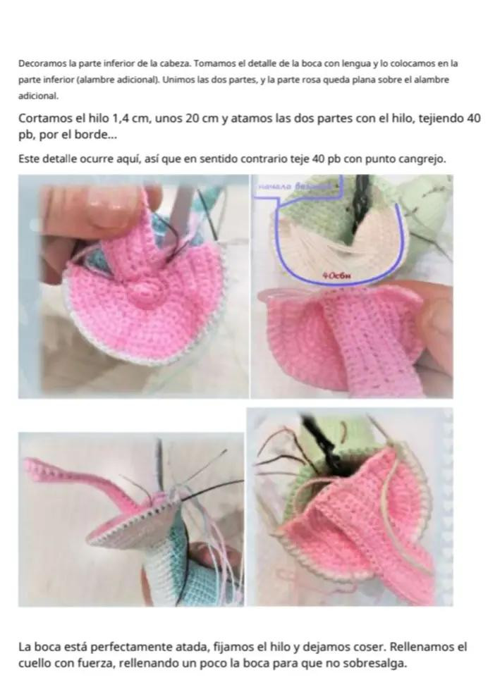 Patrón de salamandra de crochet: descarga gratuita