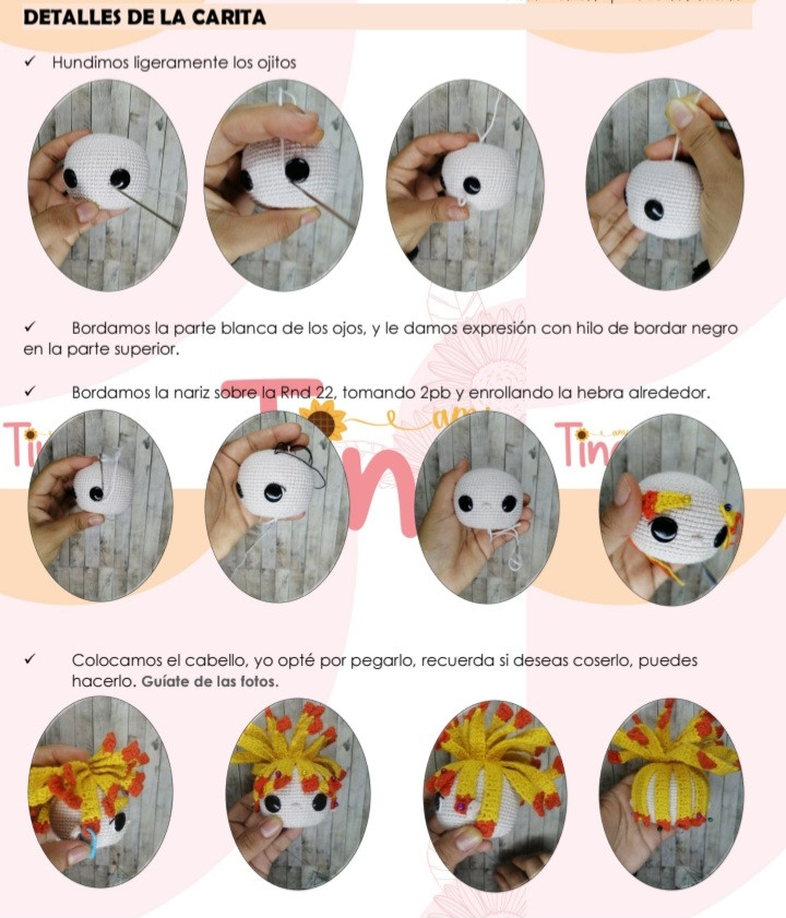 Patrón de Zenitsu Agatsuma en crochet - Demon Slayer