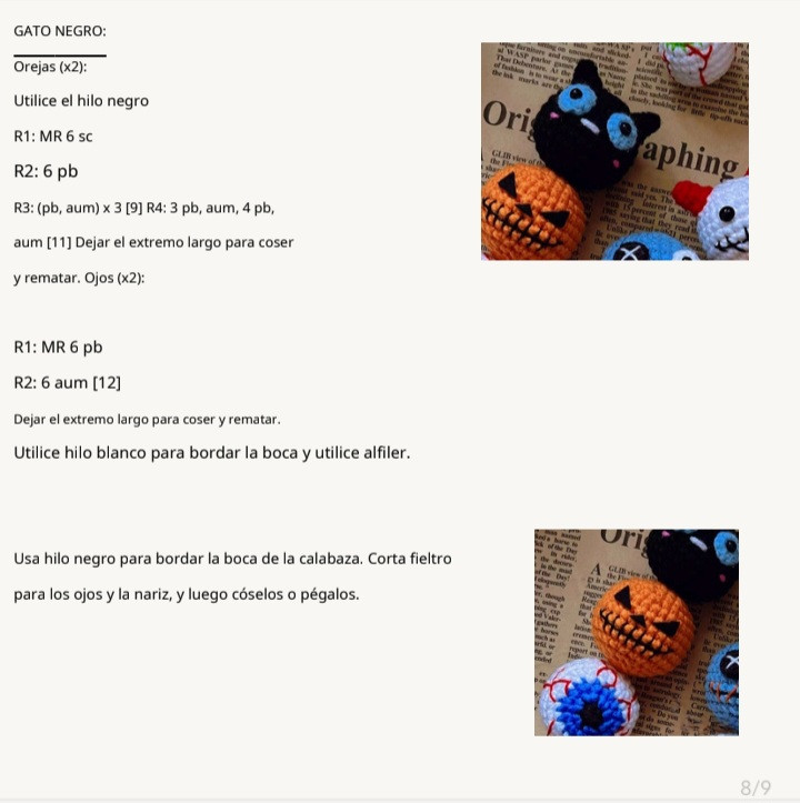 PATRON GRATIS N° 20 - PALETAS HALLOWEEN 🎃