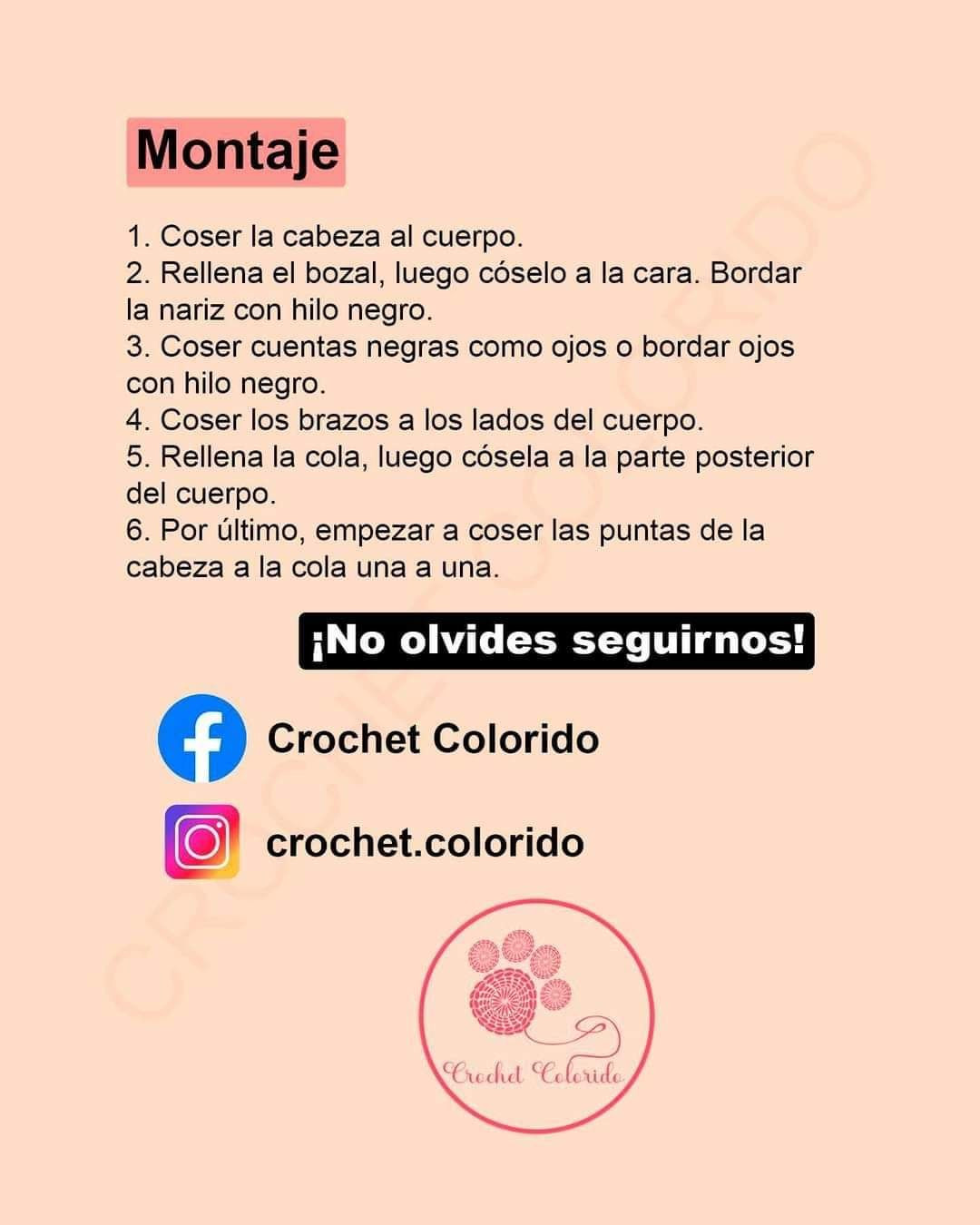 Patrón gratuito de unicornio de ganchillo para principiantes