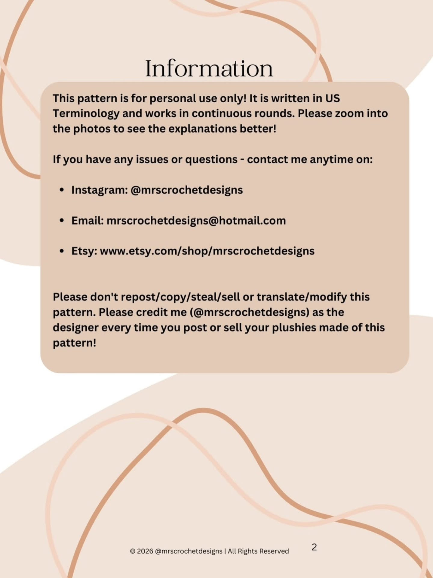 Quick and Easy Crochet Pattern for Mini Hamsters