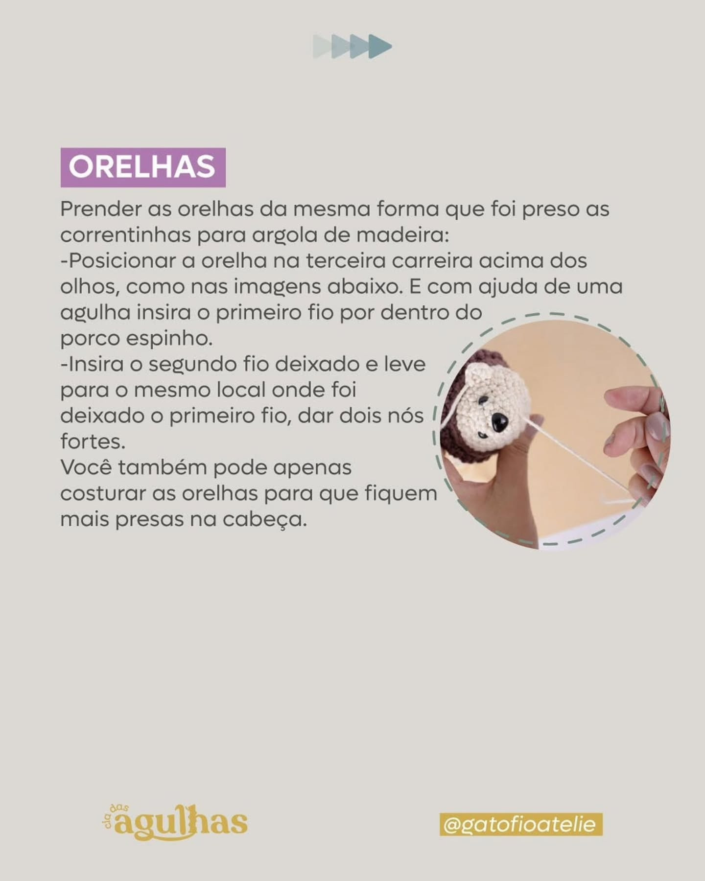 Receita de Amigurumi Mini Ouriço Fofo para Iniciantes