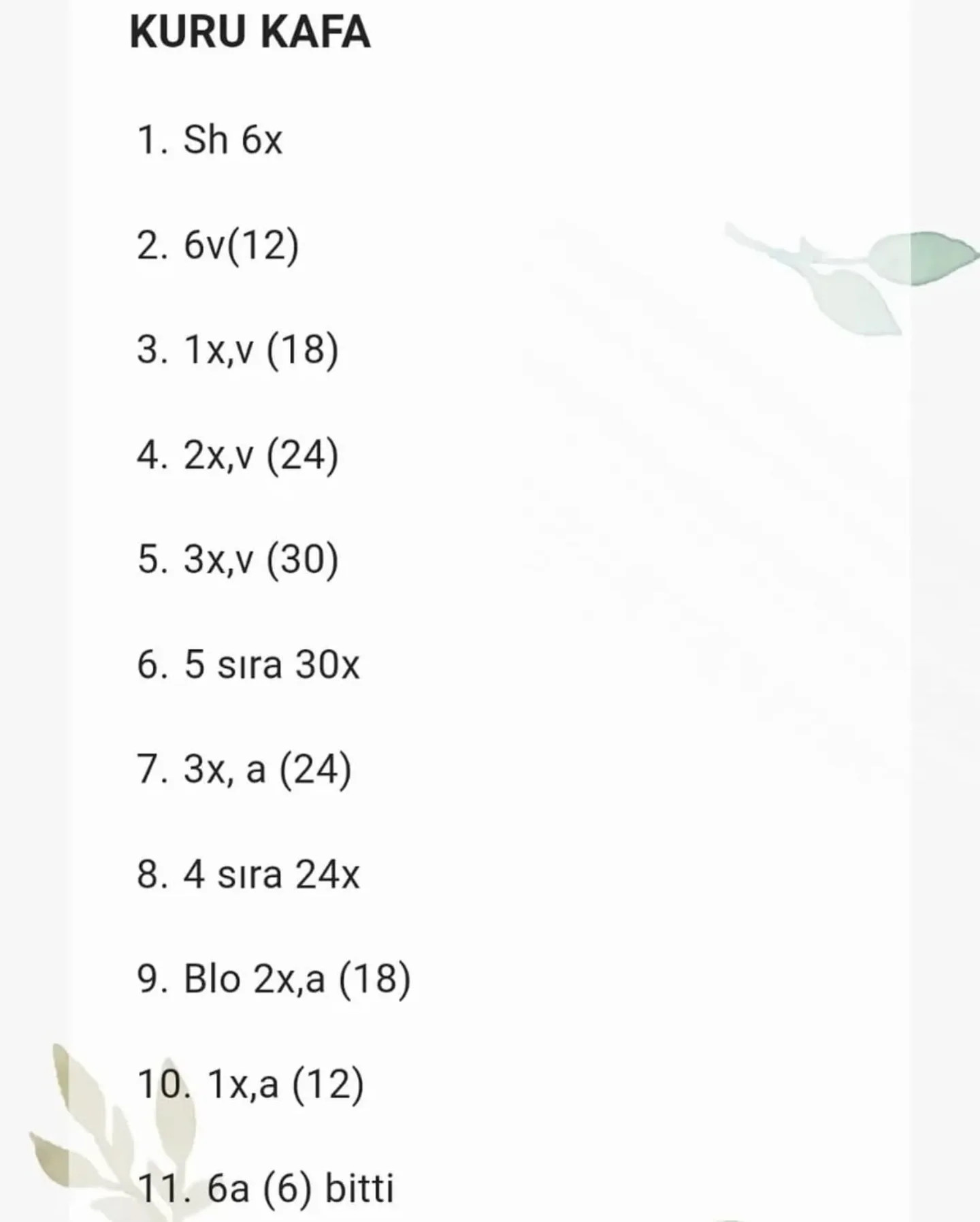 Renkli Amigurumi Kafatası Anahtarlık Ücretsiz Tarif