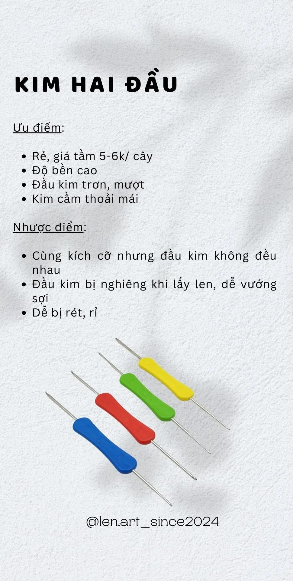 REVIEW MỘT SỐ LOẠI KIM MÓC