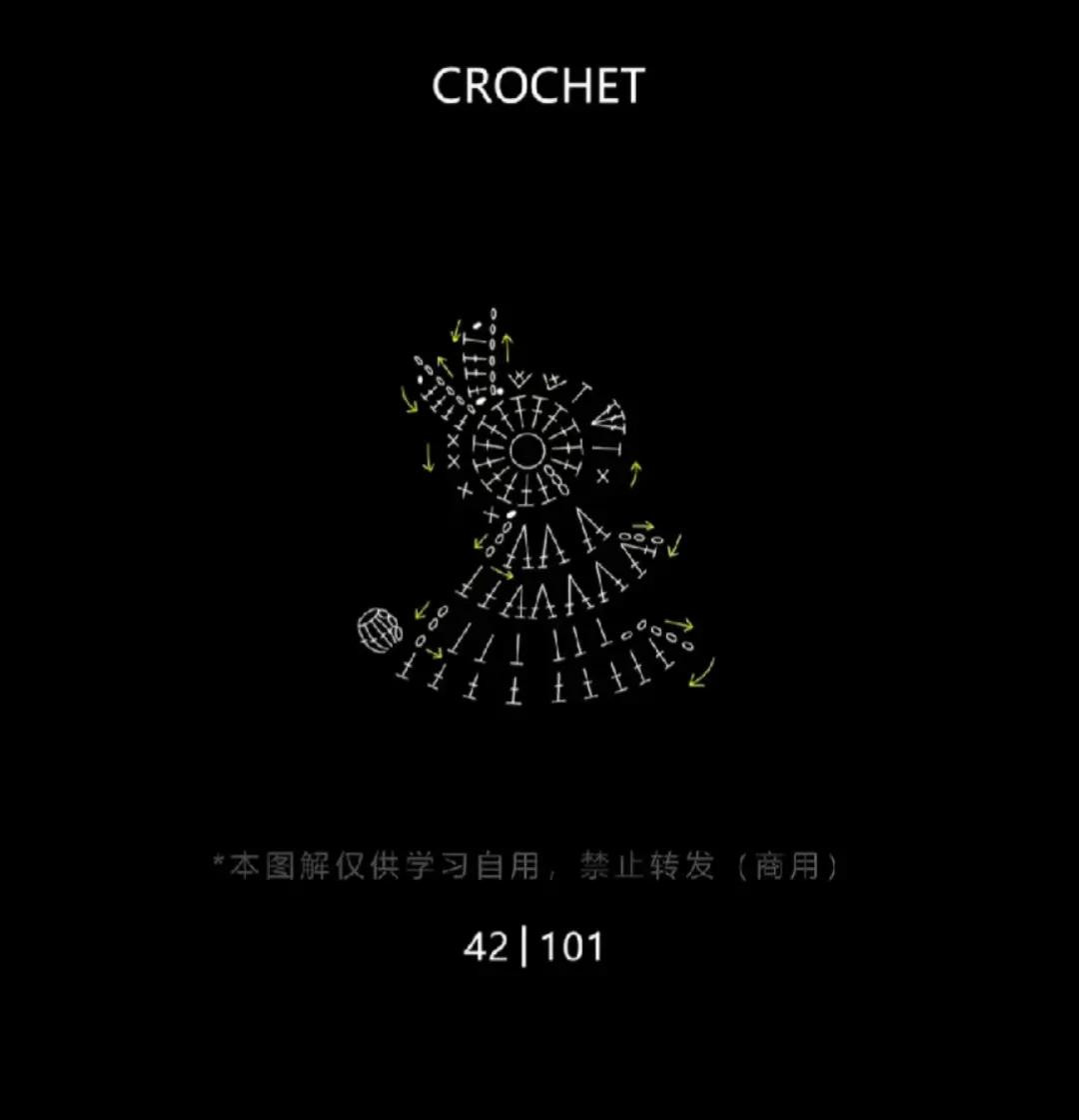 Round Crochet Pattern with Rabbit and Floral Design