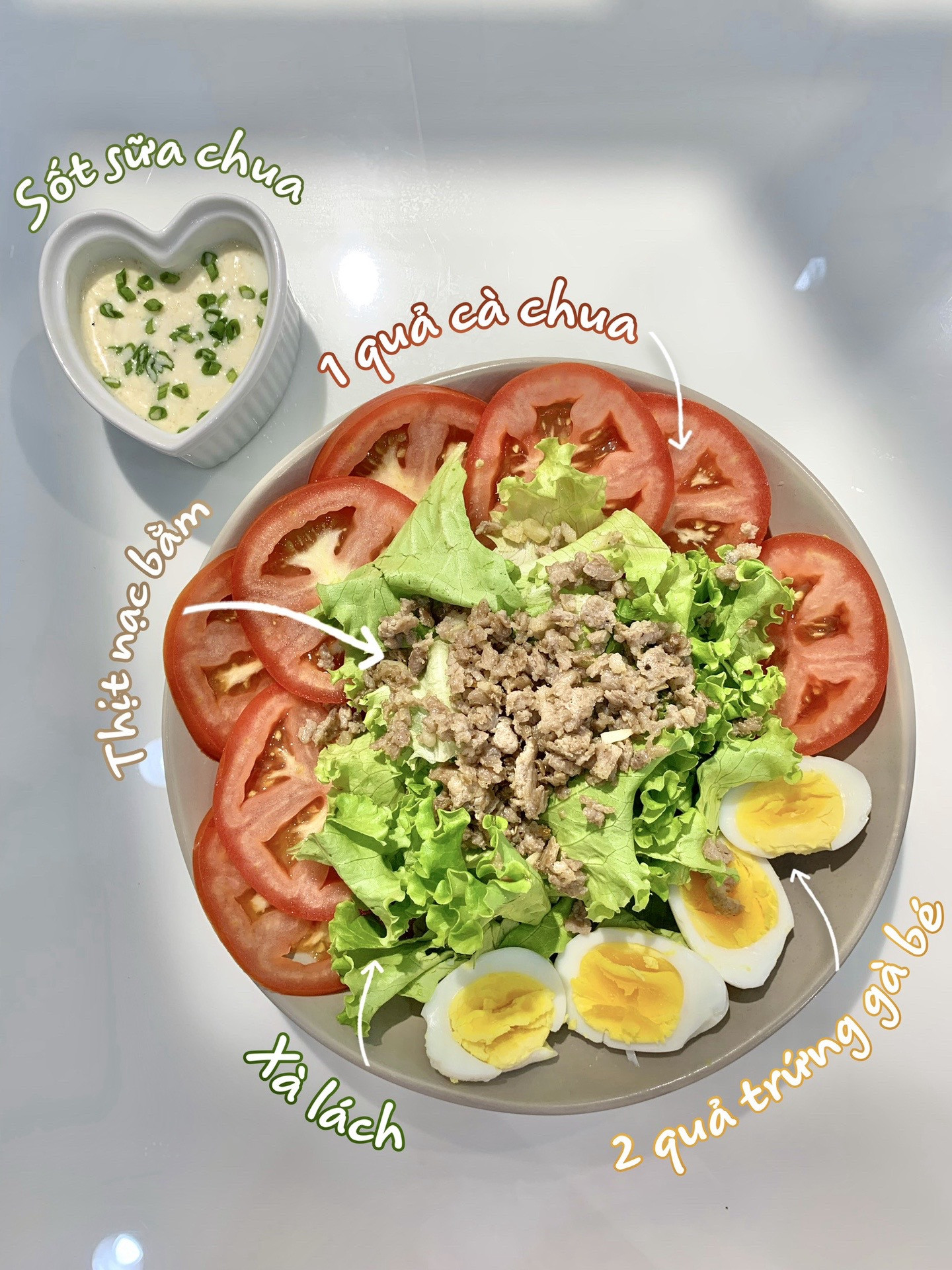 Salad Sữa Chua Thanh Mát Giữ Dáng