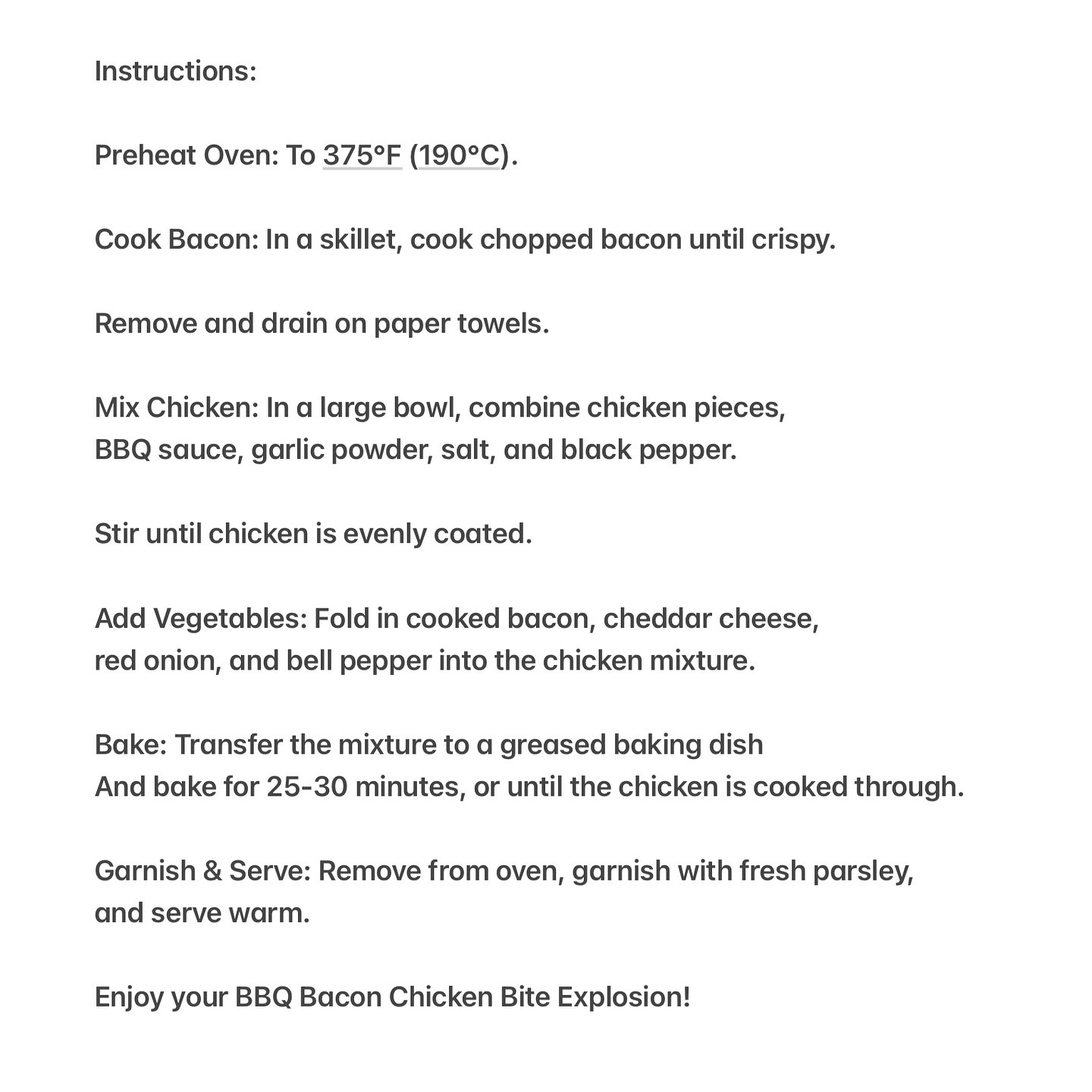 Smoky BBQ Bacon Chicken Bliss Bites