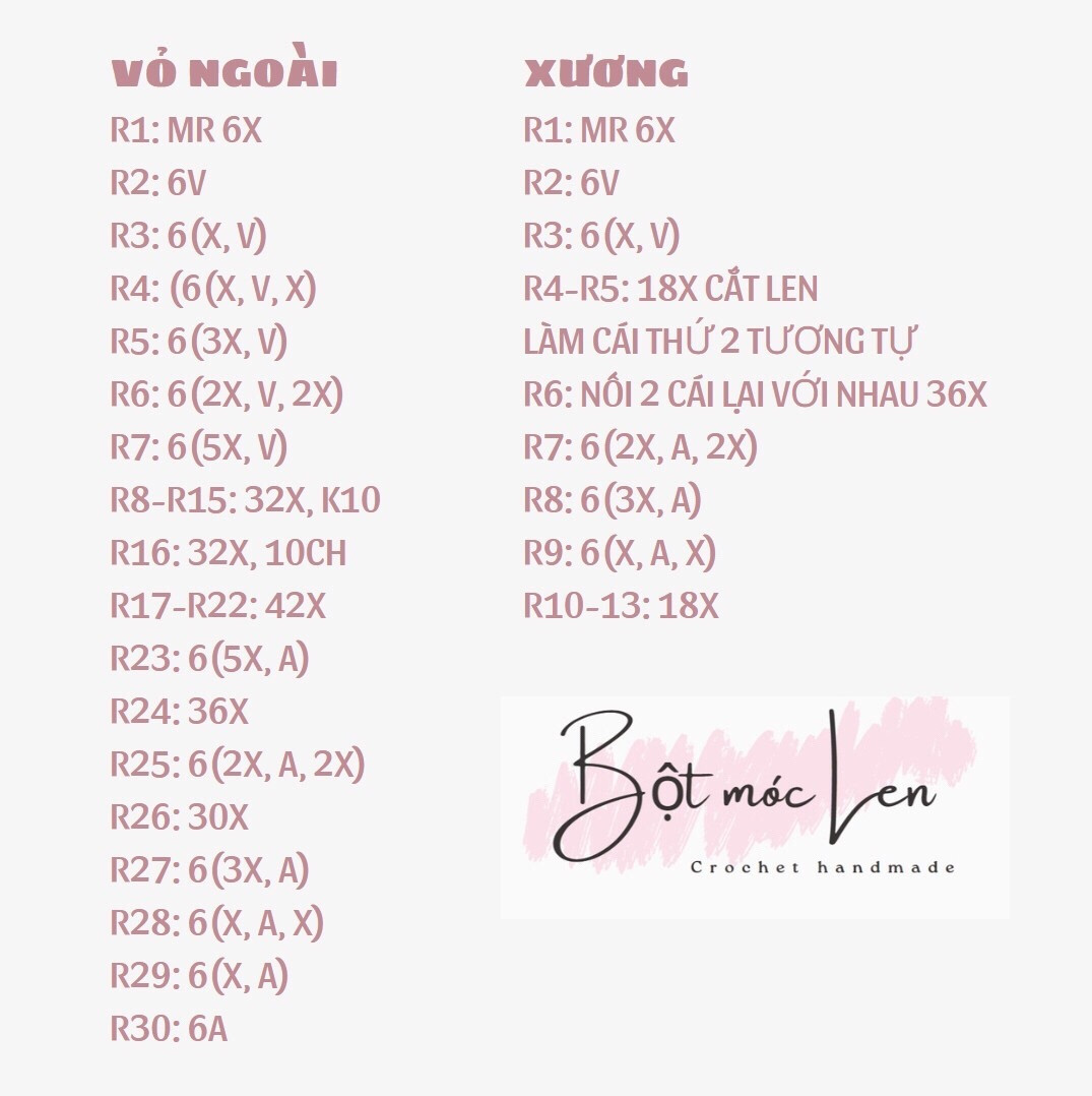 Sød lille hæklet nøglering til tasker og rygsække