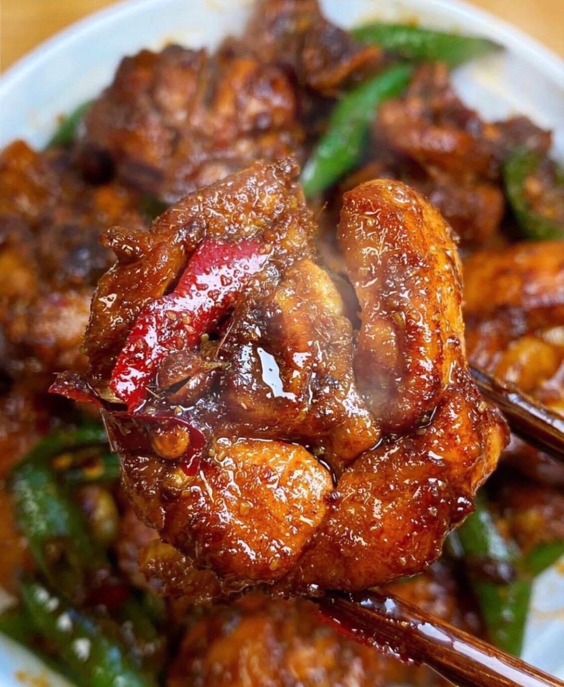 Spicy Sichuan Chicken Thighs Stir-Fry Delight