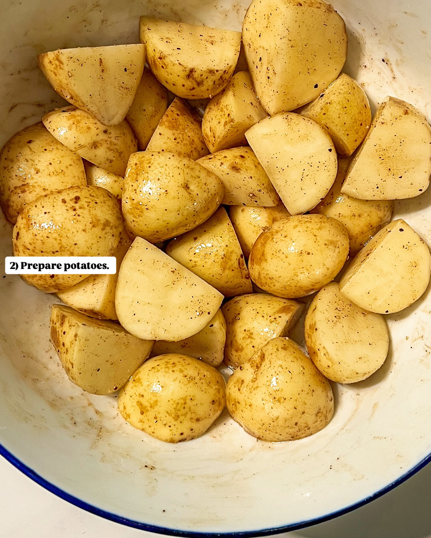 Sticky Sesame Soy Chicken with Spiced Potatoes