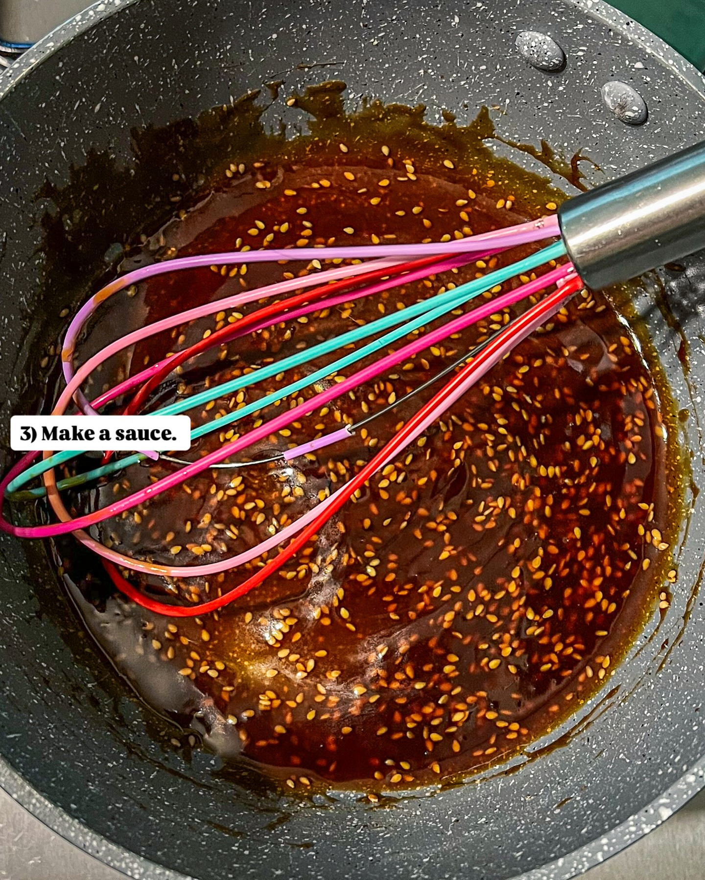 Sticky Sesame Soy Chicken with Spiced Potatoes