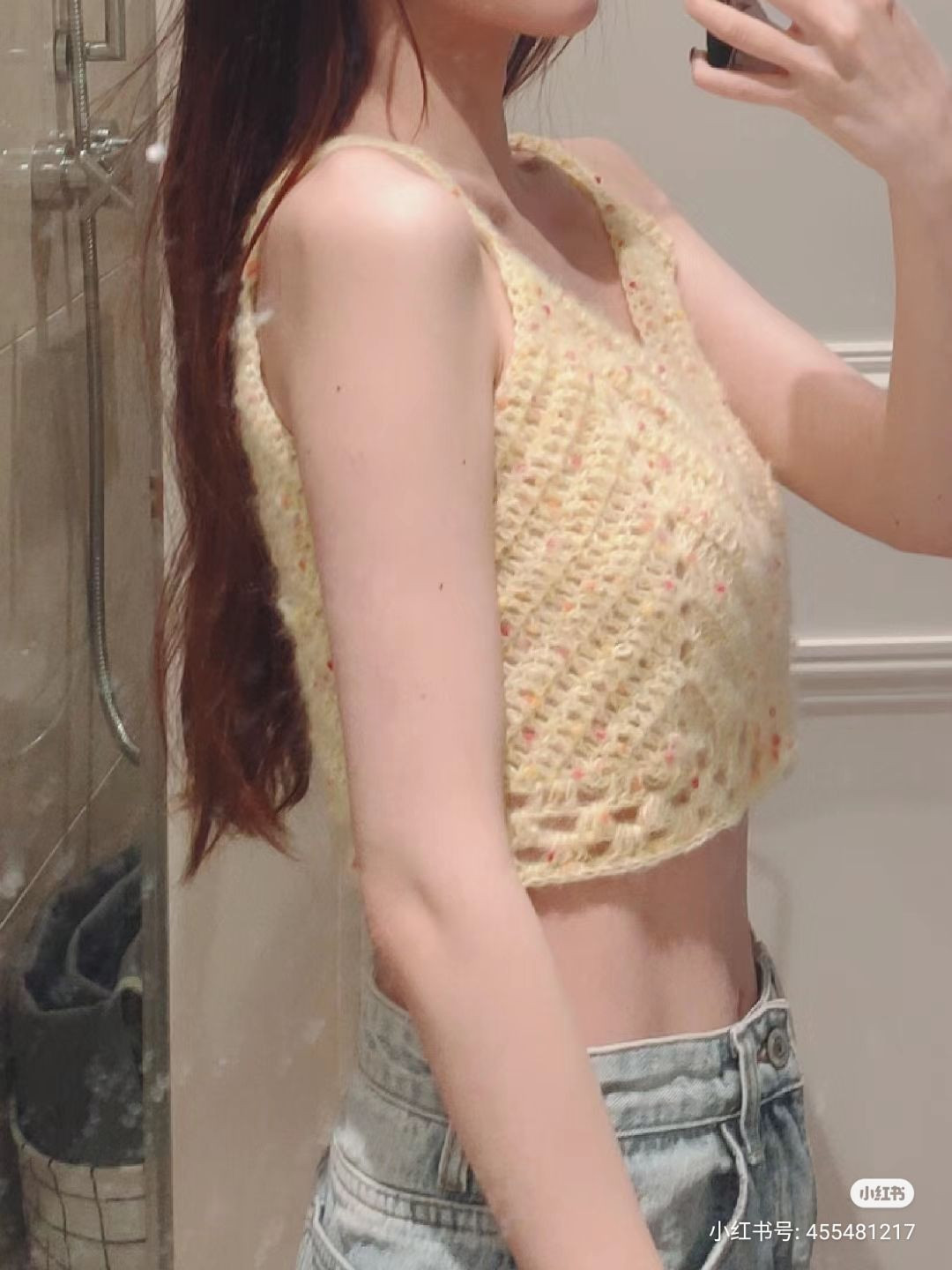 Stylish Crochet Crop Top with Delicate Patterns for Summer