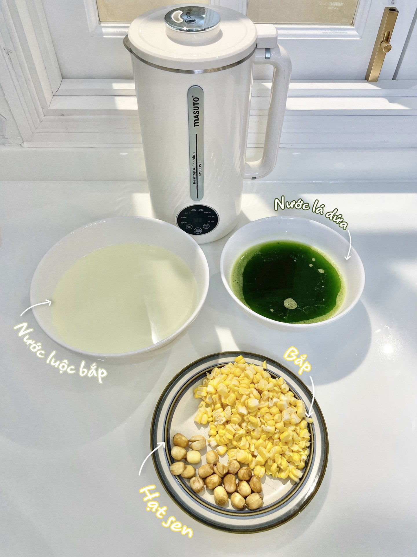 SỮA BẮP HẠT SEN - DỄ NGỦ THƠM NGON BỔ DƯỠNG 🌽🪷