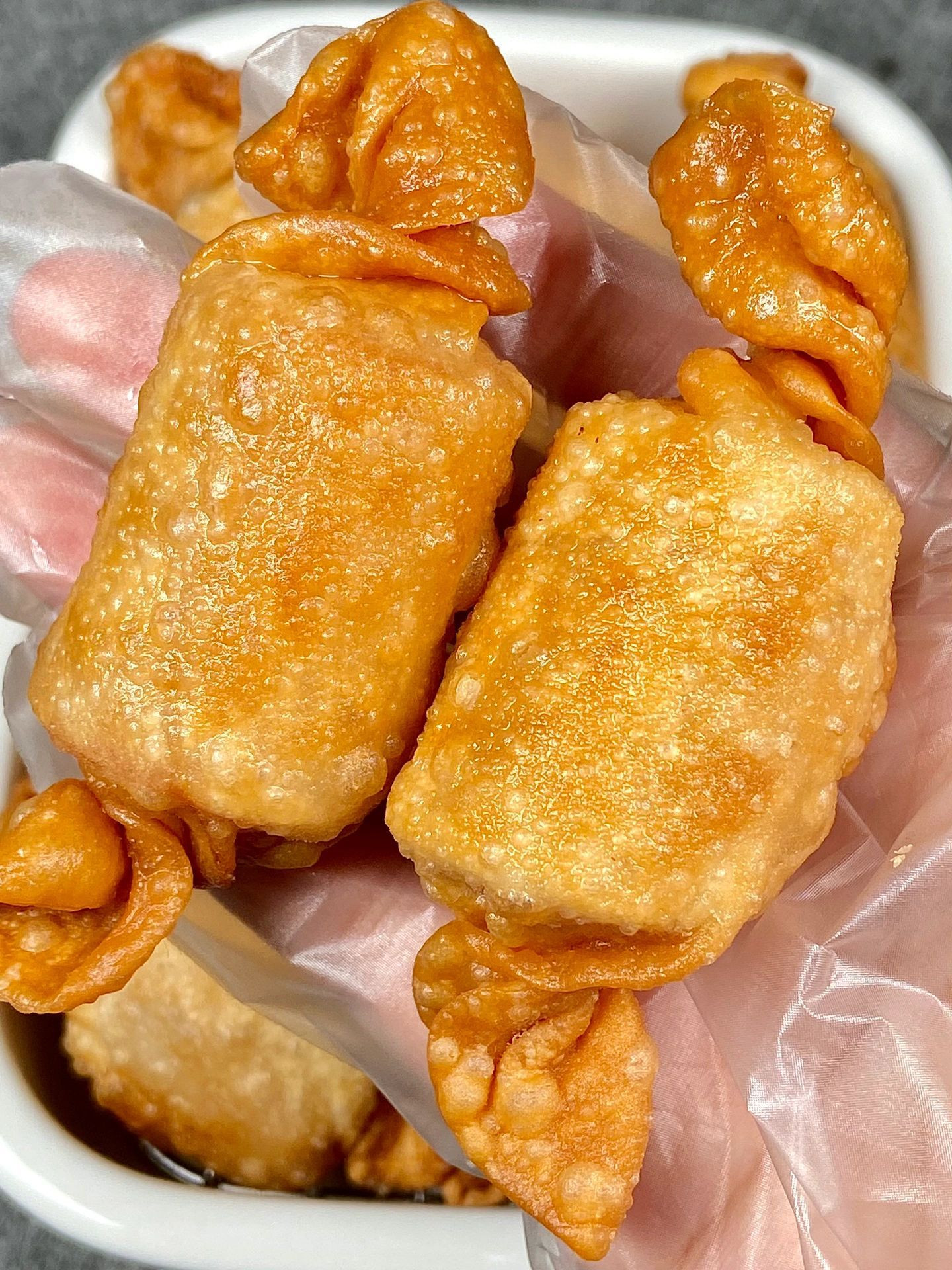 Sủi cảo xúc xích chiên