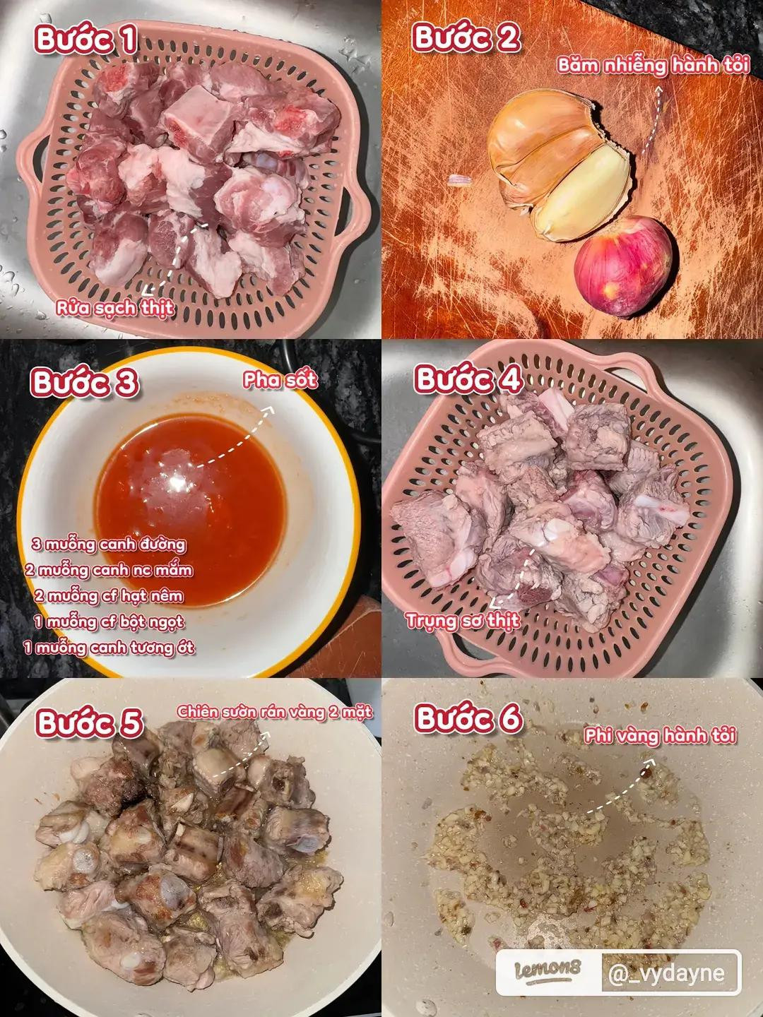 Sườn Non Rim Nước Mắm Đậm Đà Thơm Ngon