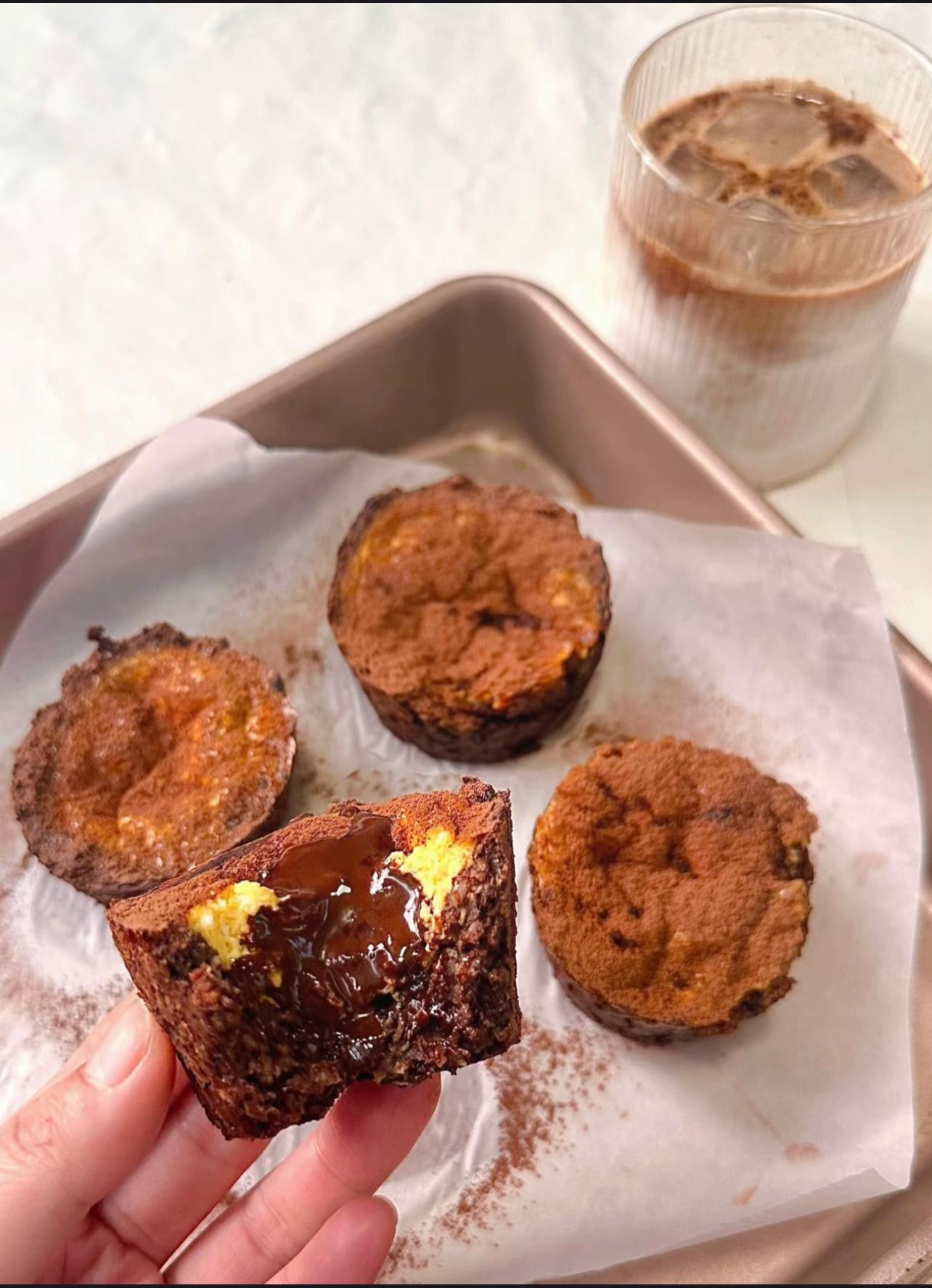 Tart Chuối Yến Mạch Thơm Lừng Nhân Chocolate Tan Chảy