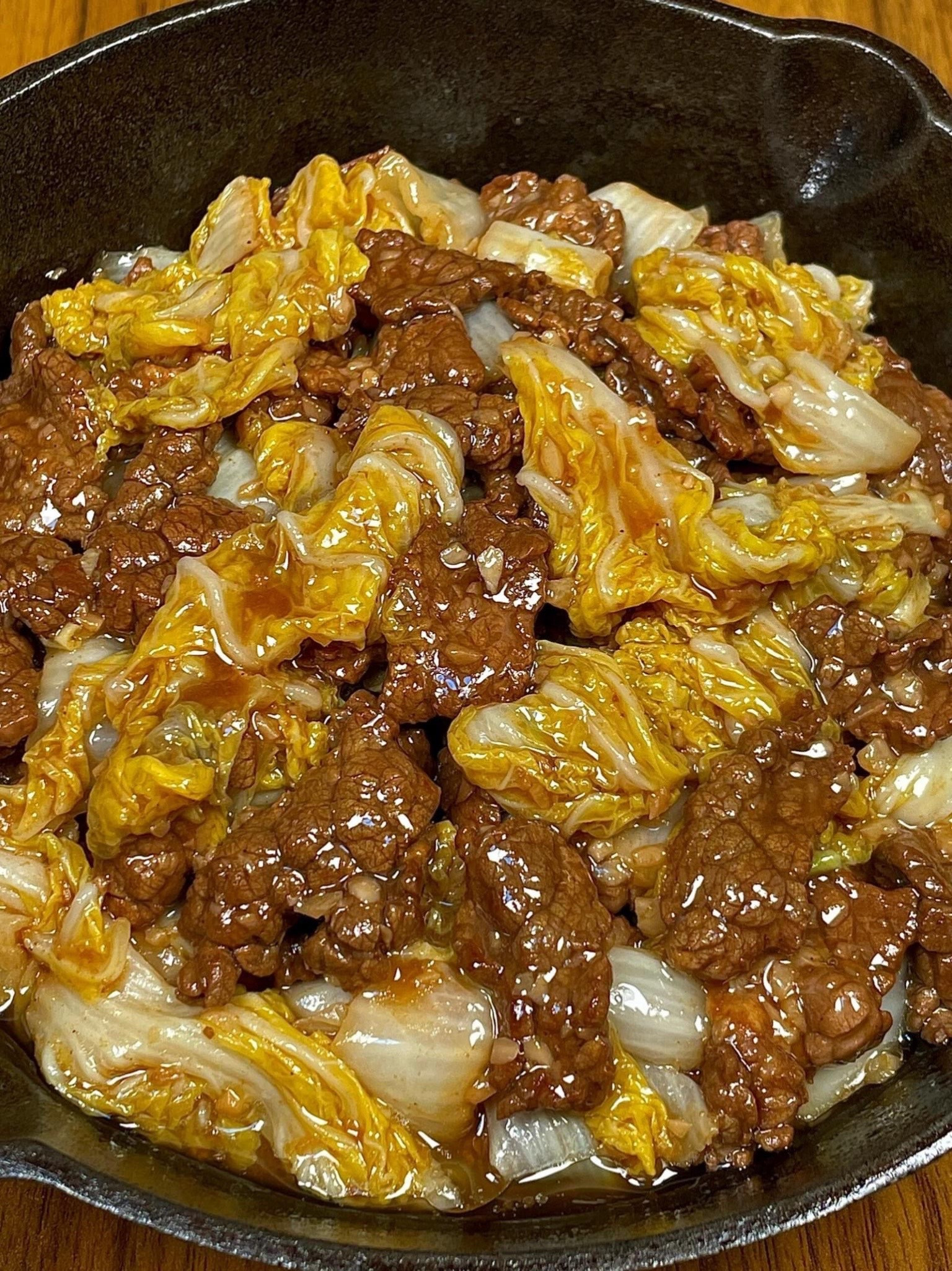 Thịt bò xào cải thảo