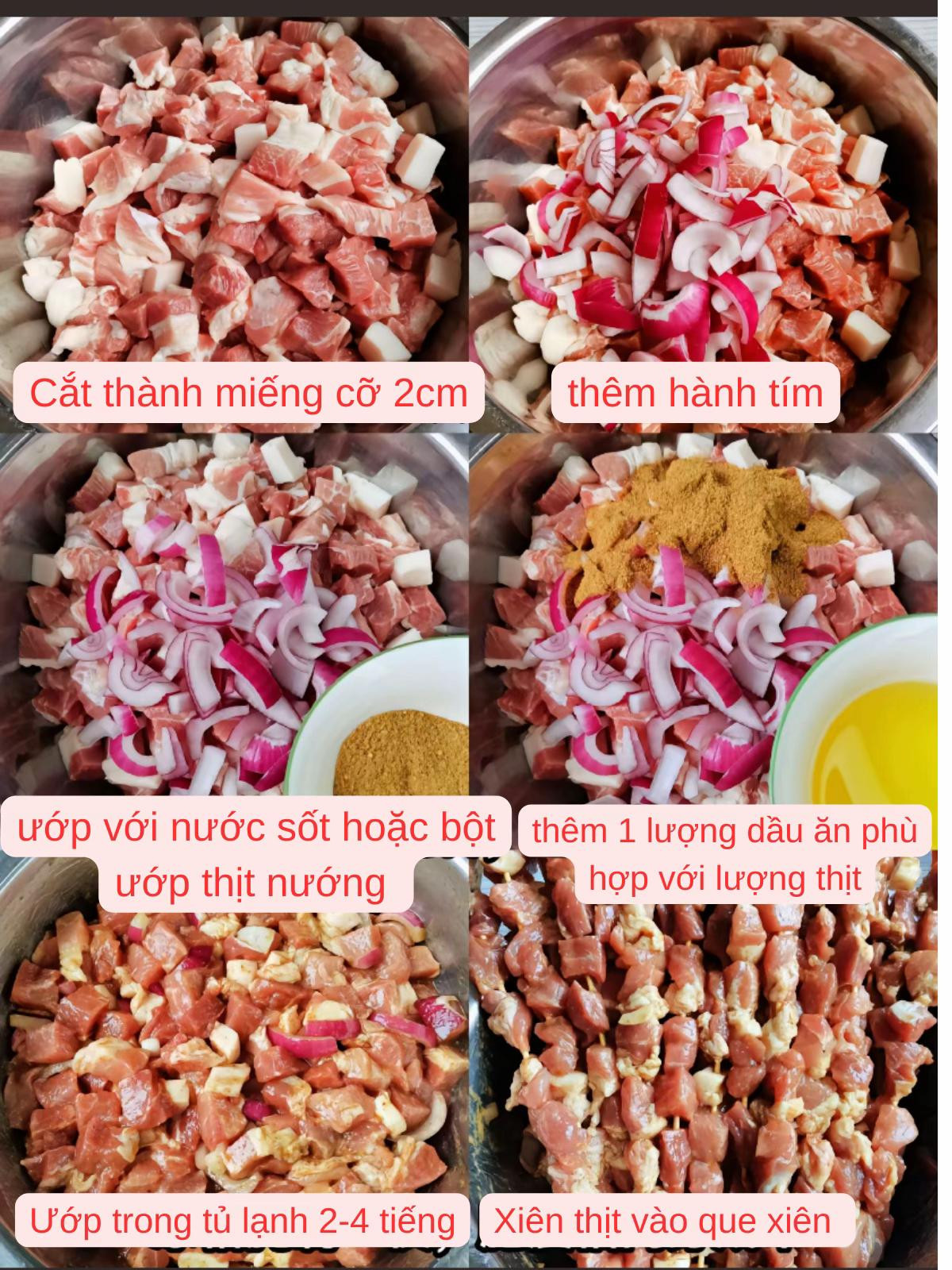 Thịt Xiên Nướng Thơm Lừng Đậm Vị Trung Hoa