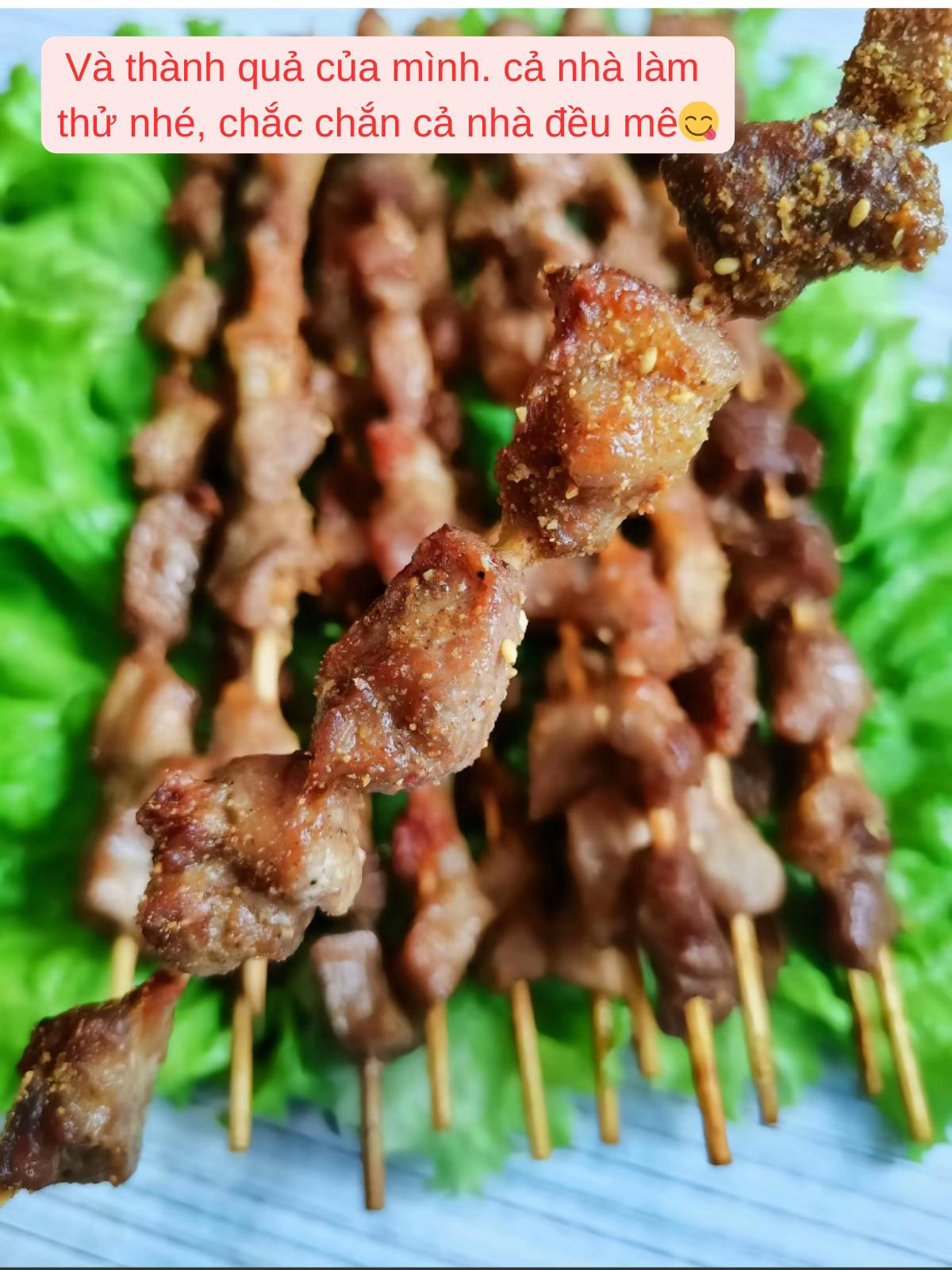 Thịt Xiên Nướng Thơm Lừng Đậm Vị Trung Hoa