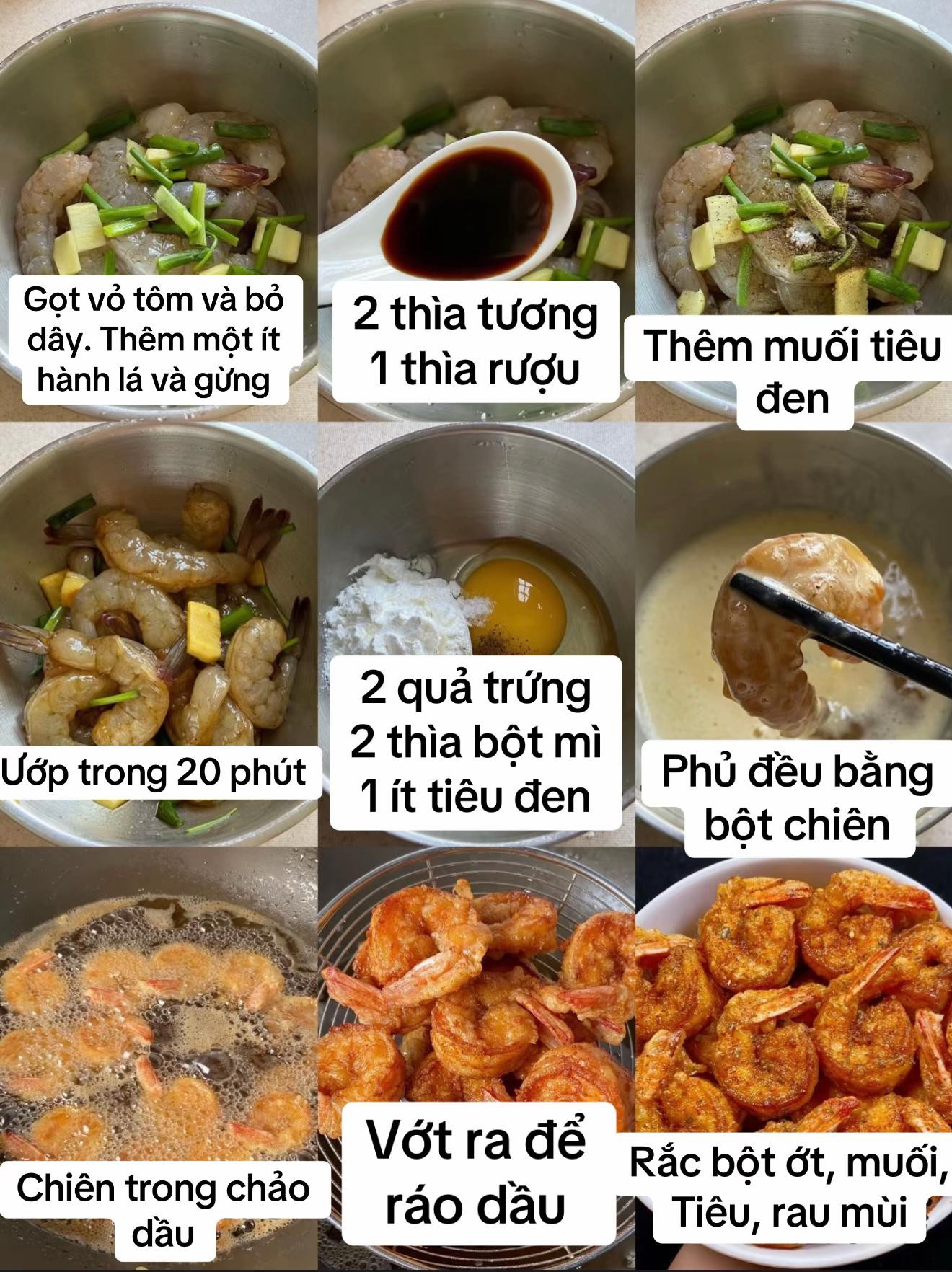 Tôm Chiên Giòn Ngon Tan Chảy Thơm Ngậy