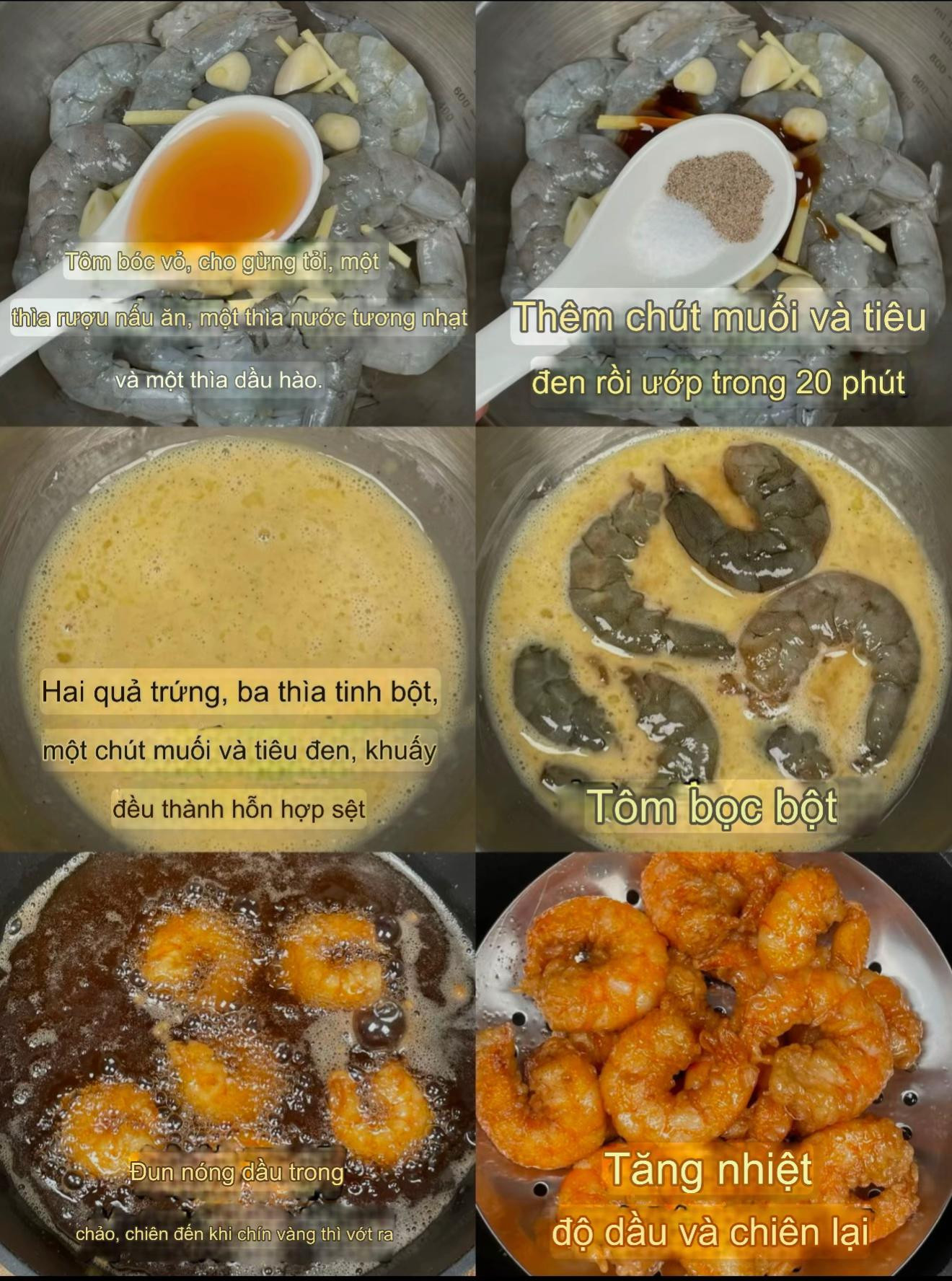 Tôm sốt ngọt cay, chinh phục mọi giác quan