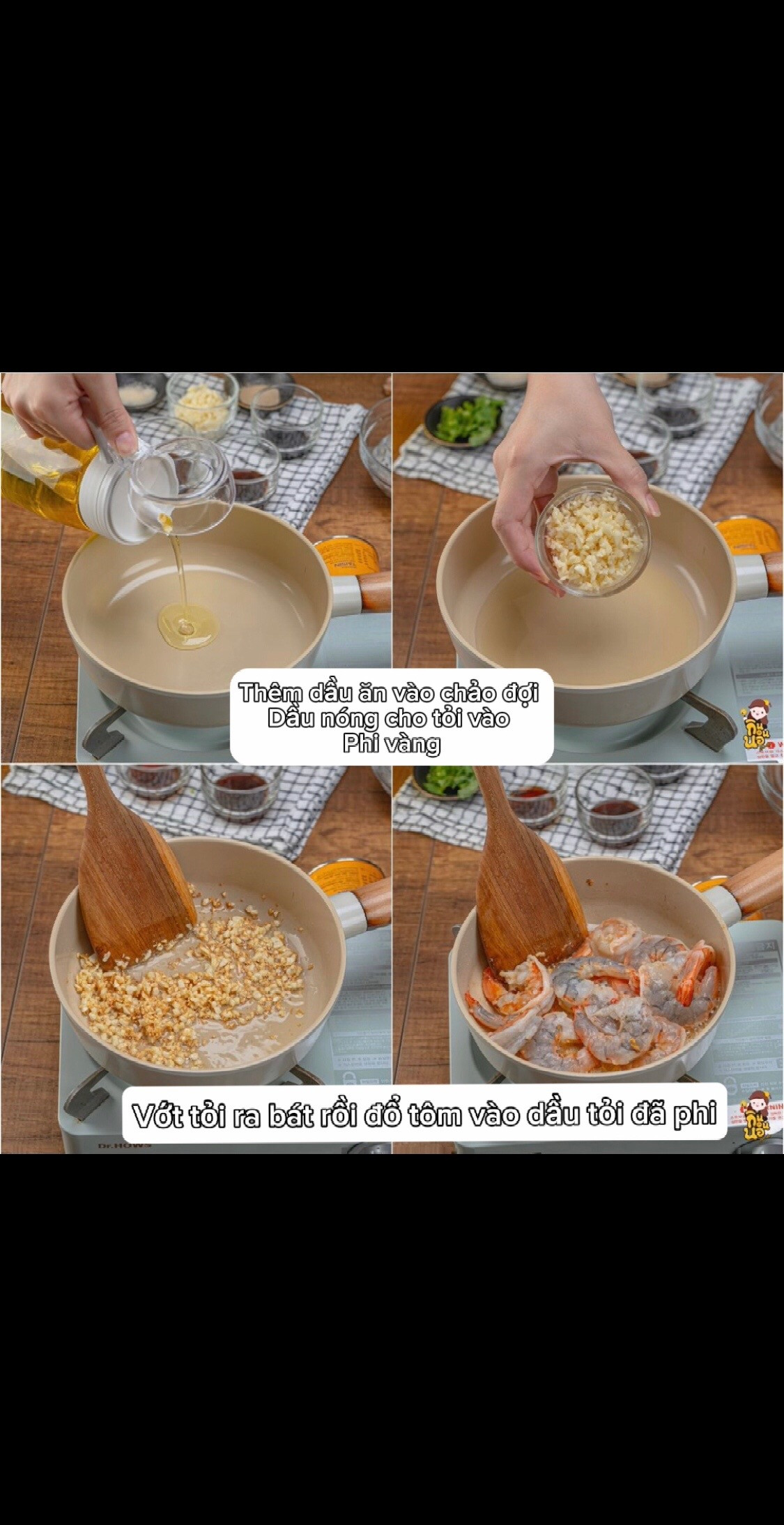 Tôm Sú Sốt Tỏi Trứng Ngon Khó Cưỡng