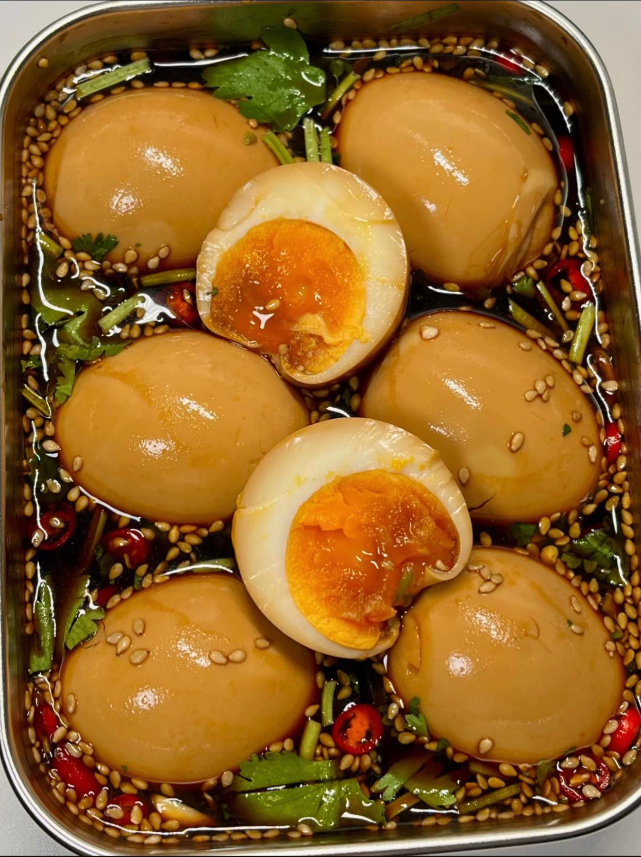 Trứng Ngâm Tương Hàn Quốc Đậm Đà Hương Vị