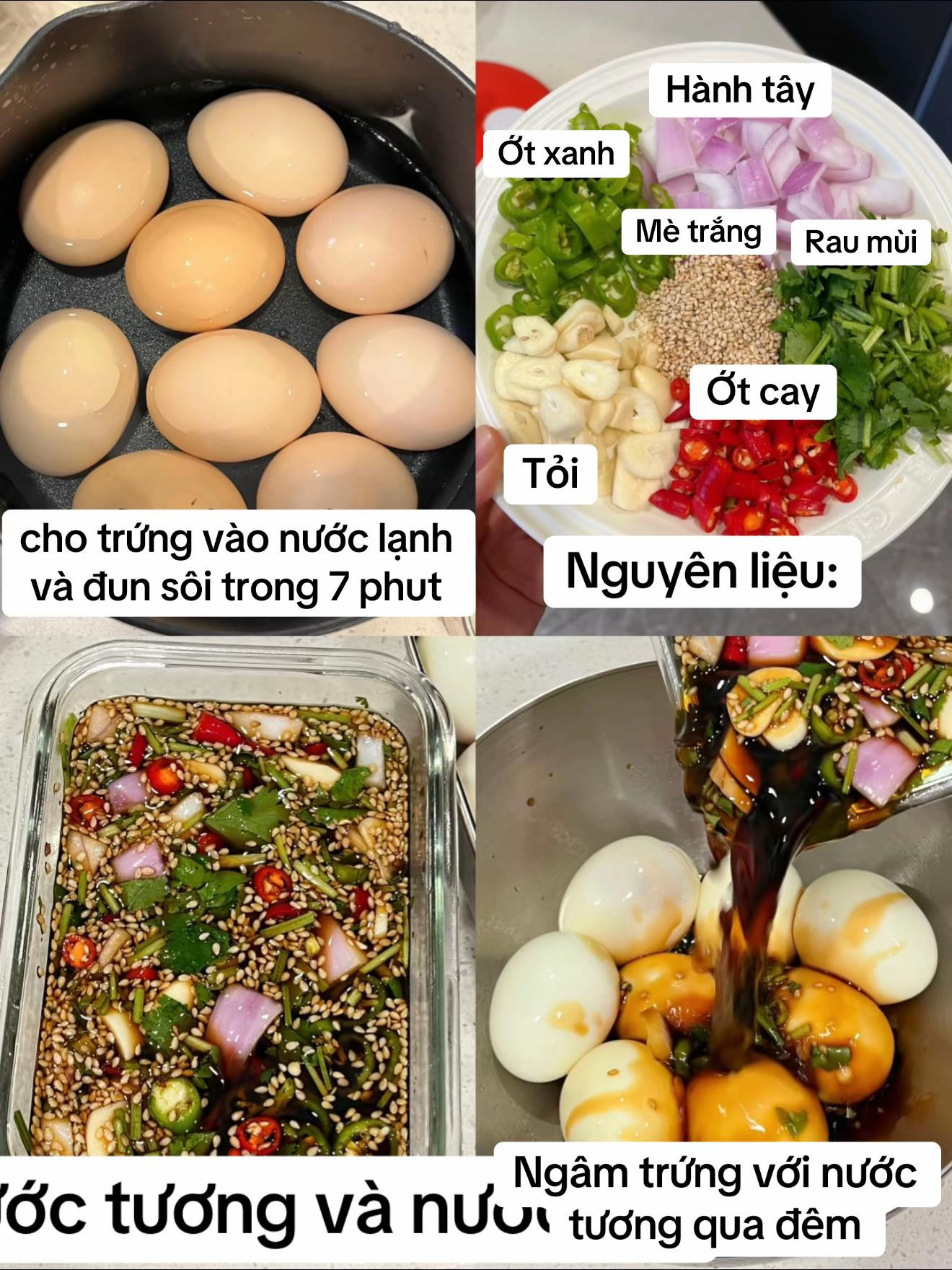 Trứng Ngâm Tương Hàn Quốc Đậm Đà Hương Vị