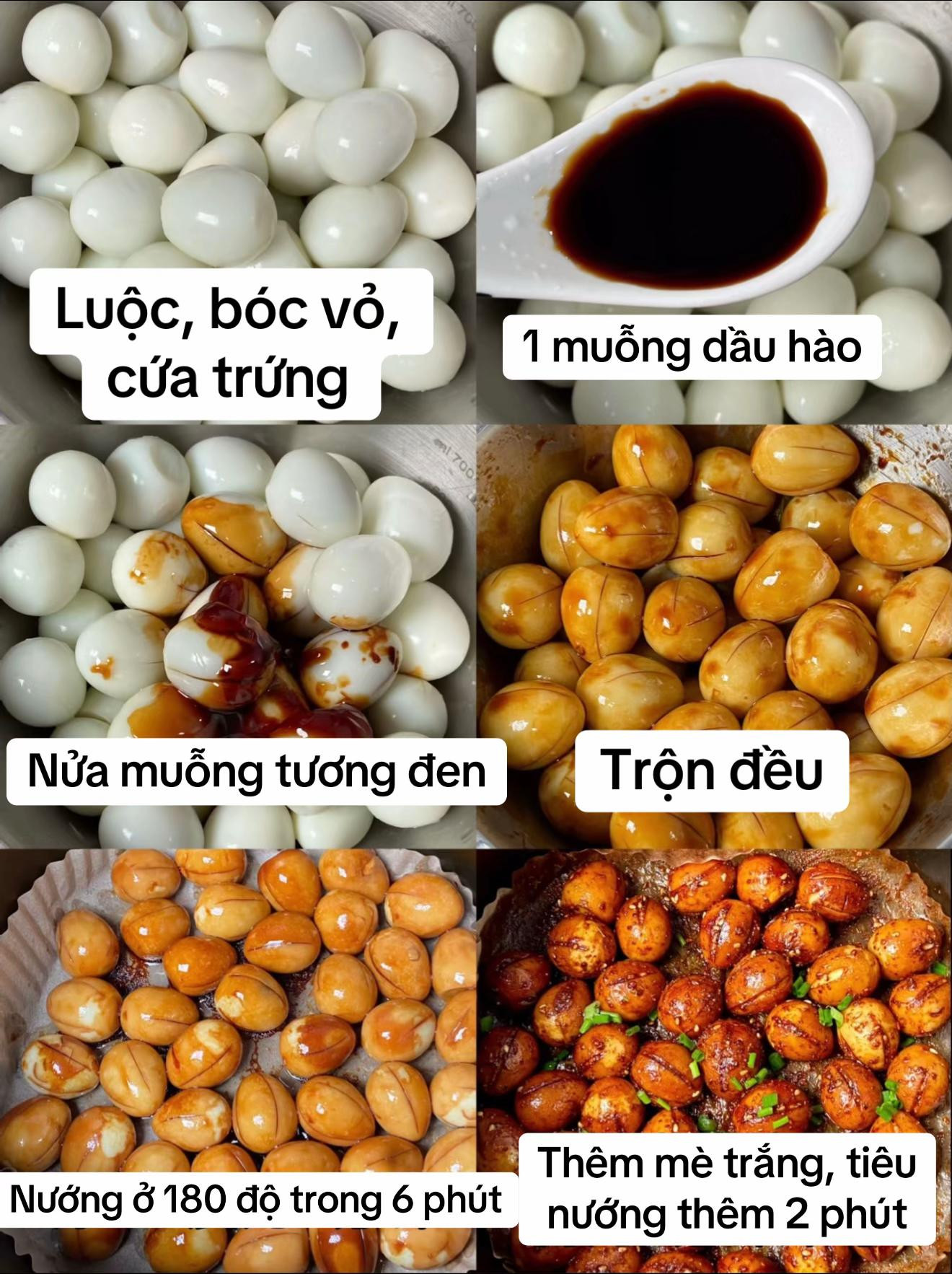 Trứng rim đậm đà, mặn mà hương vị quê