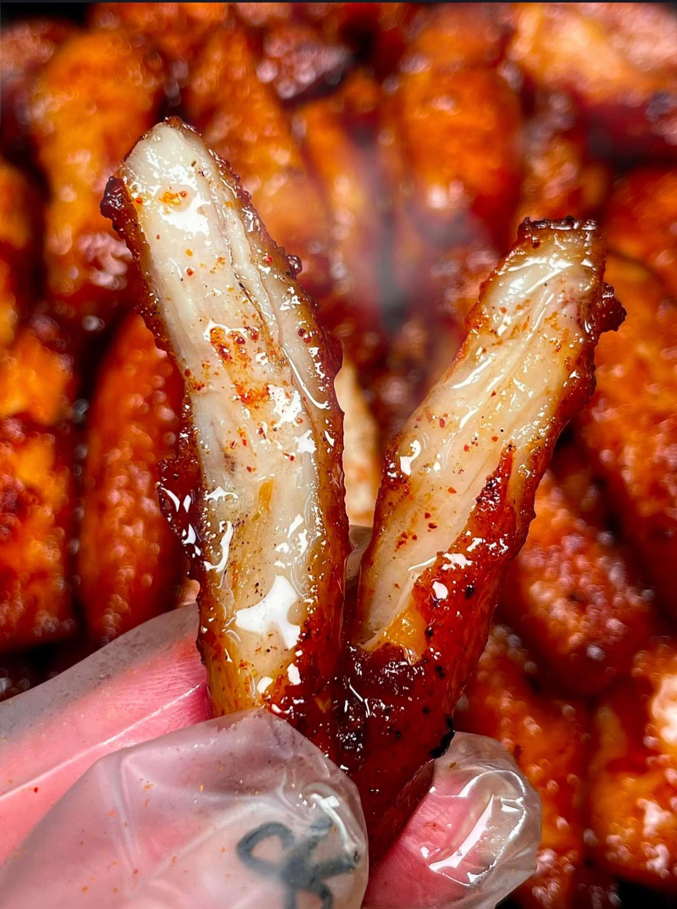 Ức gà ngọt mềm sốt mật ong cay