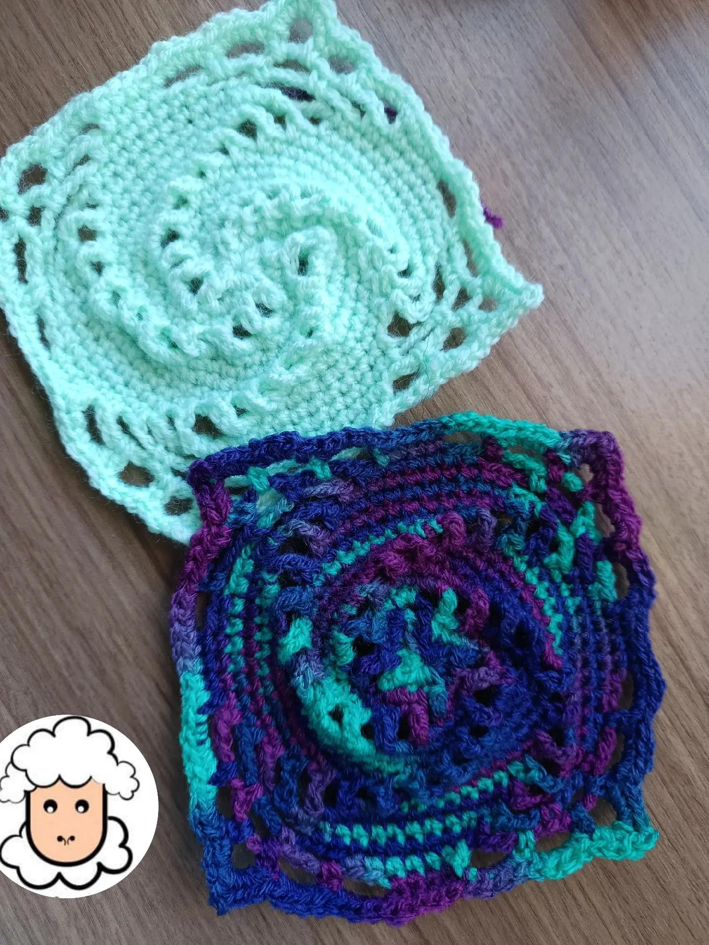 Vibrant Spiral Crochet Pattern for Colorful Home Decor