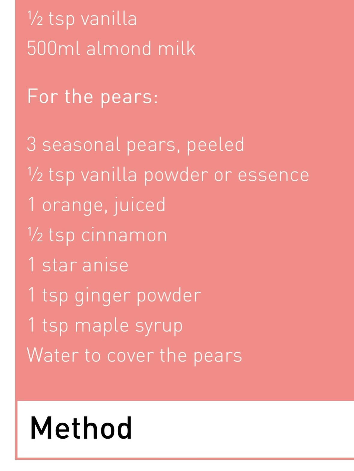 Warm Spiced Pear and Oatmeal Delight