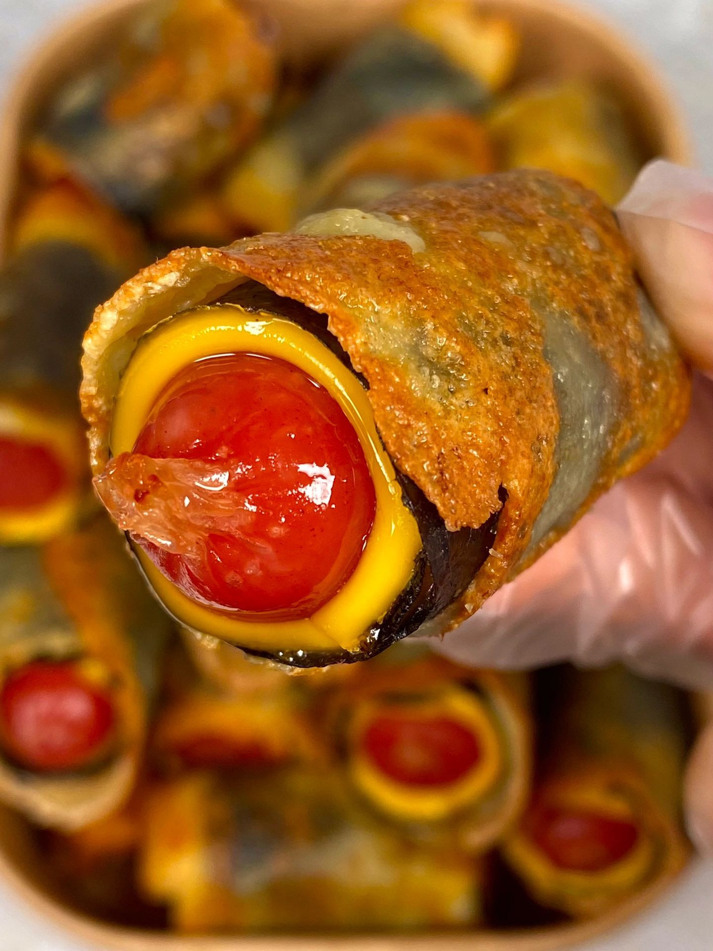 Xúc xích cuộn phô mai