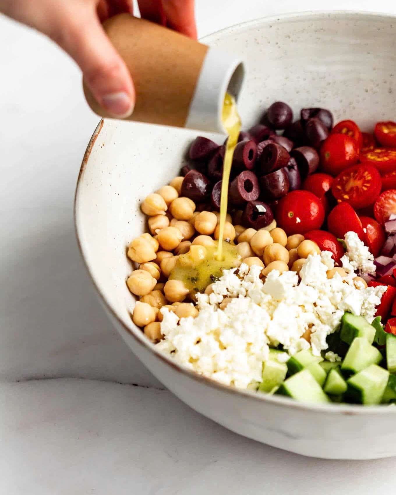 Zesty Mediterranean Chickpea Delight Salad