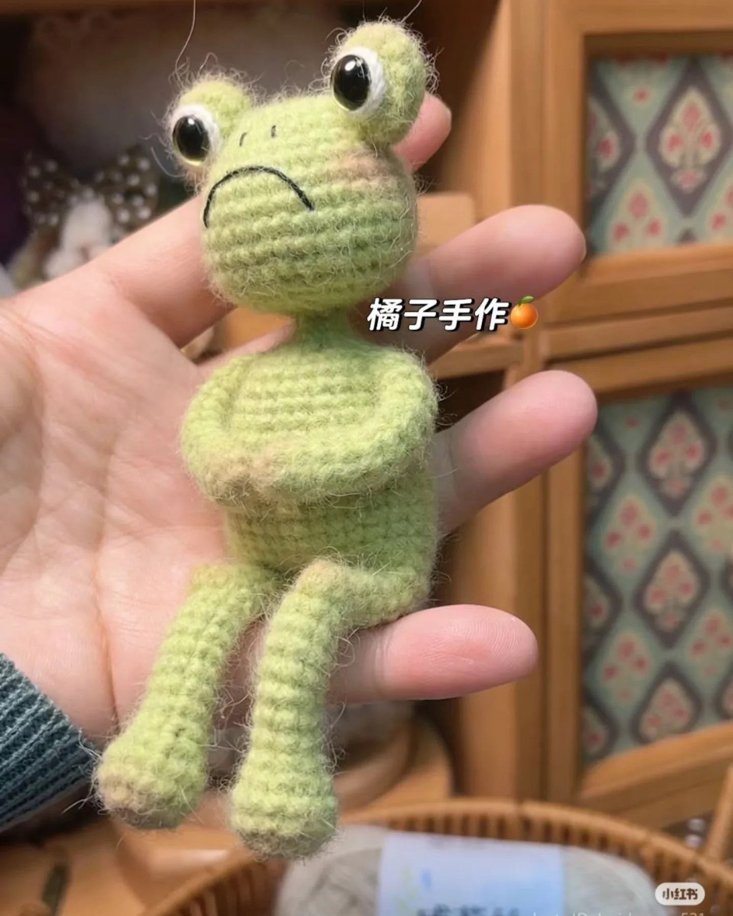 آموزش بافت قلاب دوزی قورباغه رایگان