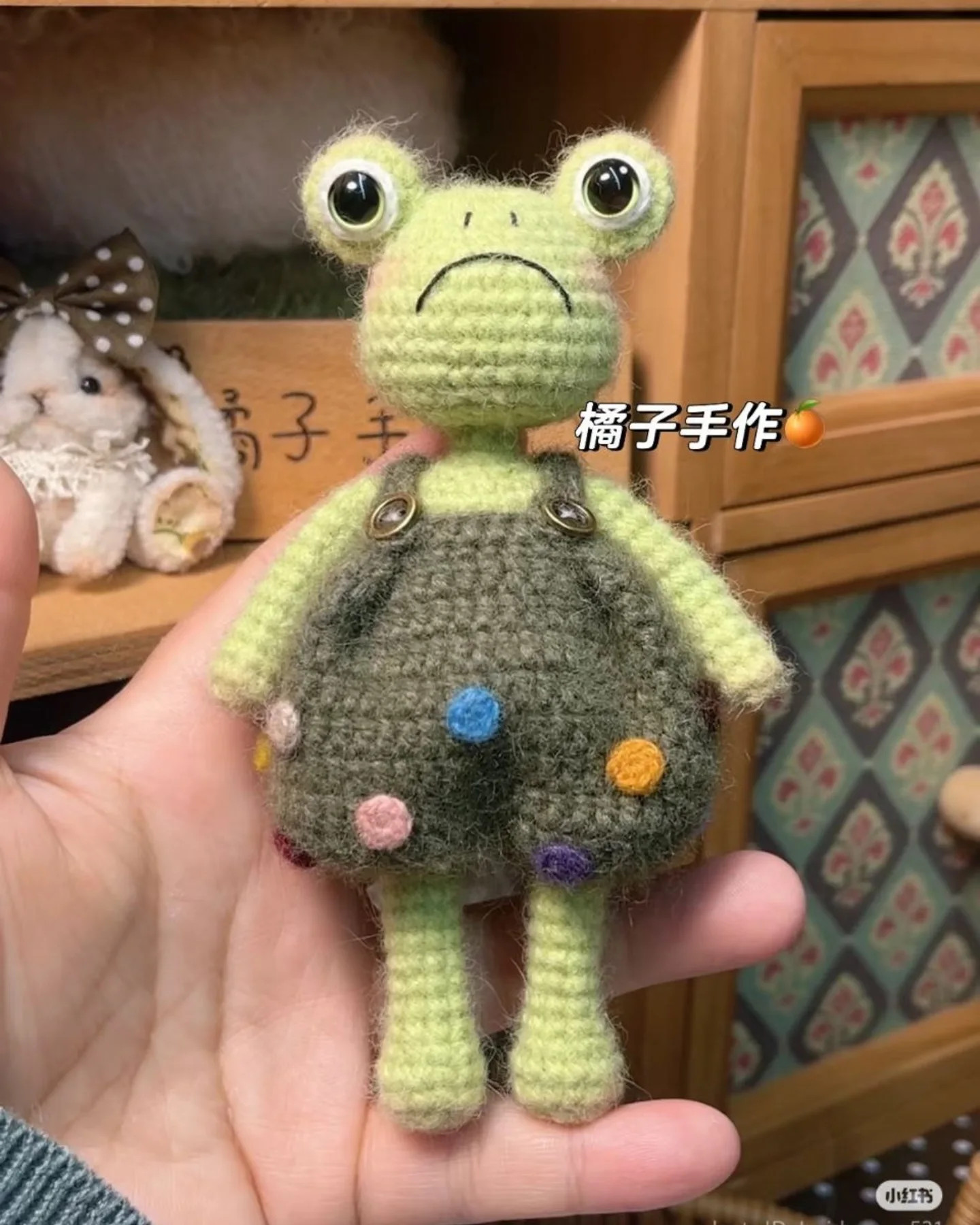 آموزش بافت قلاب دوزی قورباغه رایگان