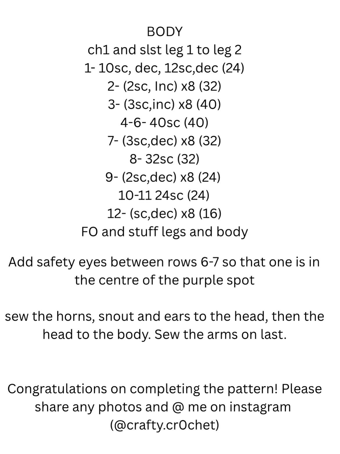 Adorable Cow Crochet Pattern for Beginners